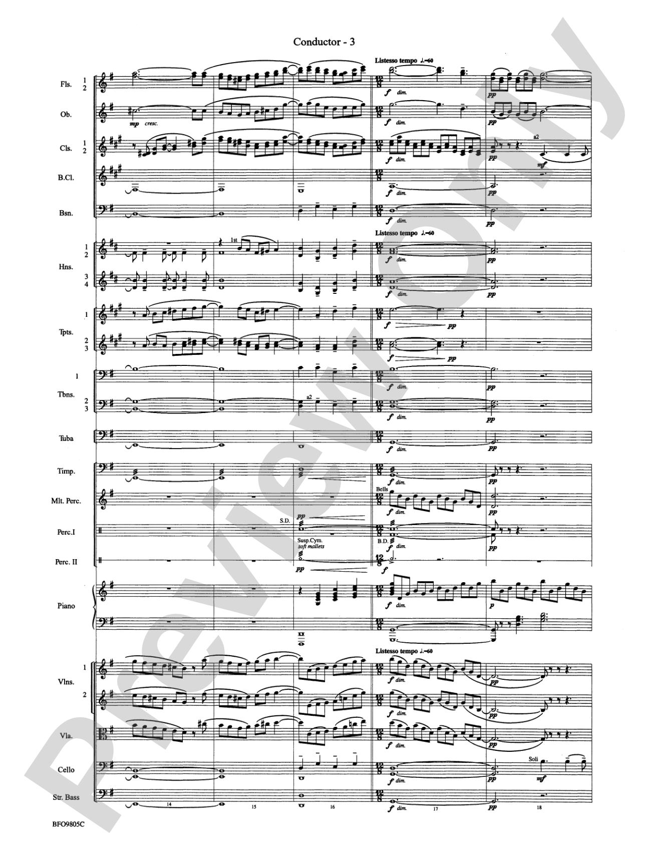 O Holy Night: Full Orchestra Conductor Score & Parts