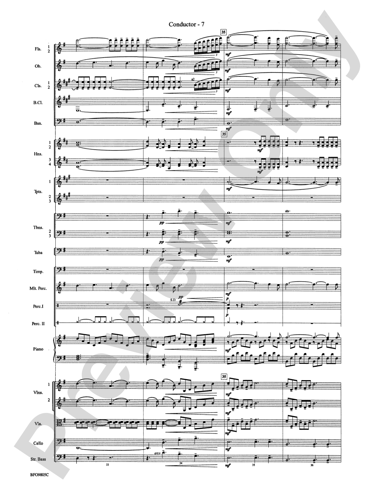 O Holy Night: Full Orchestra Conductor Score & Parts