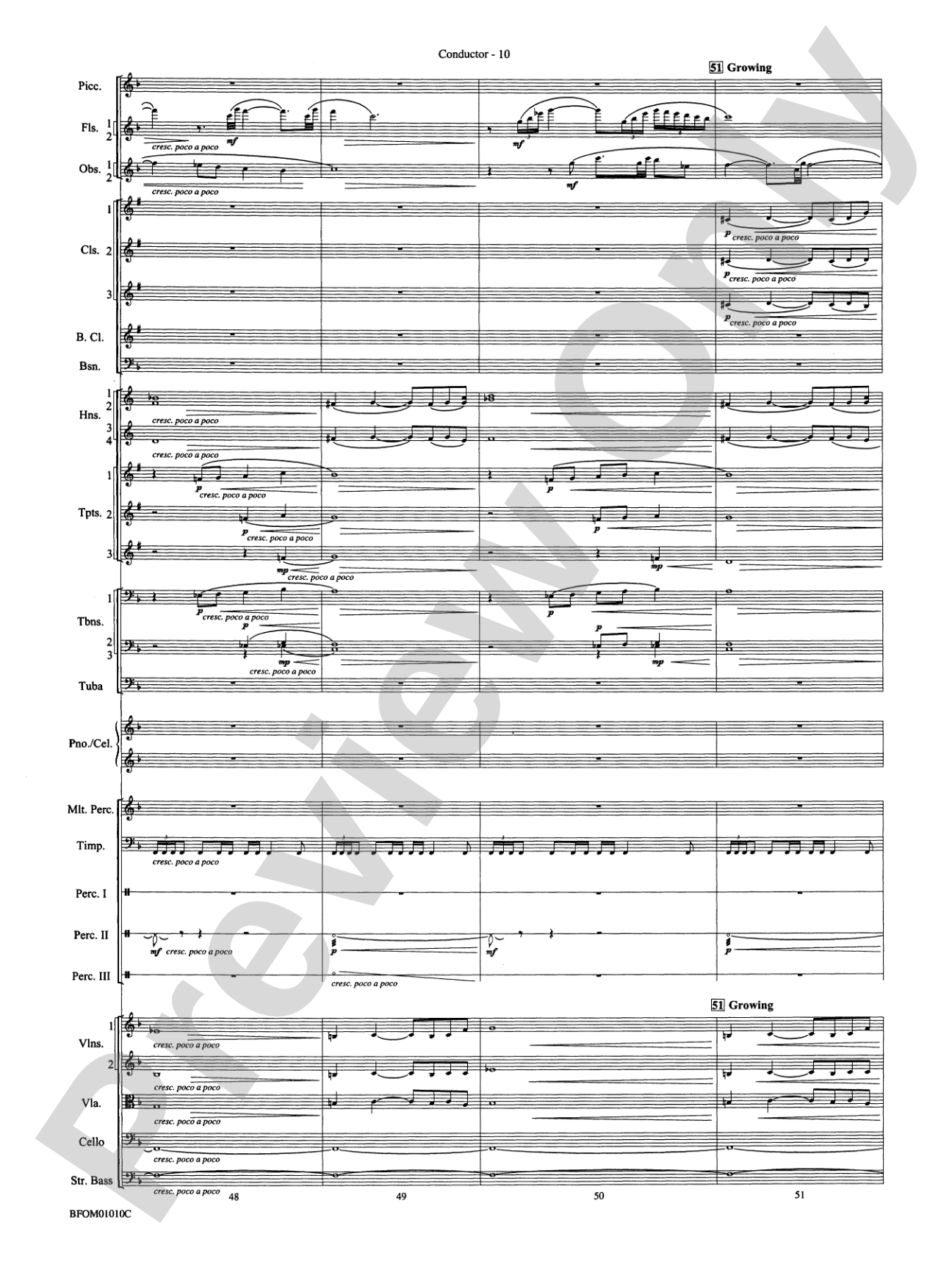 Paradiso (from The Divine Comedy): Full Orchestra Conductor Score & Parts