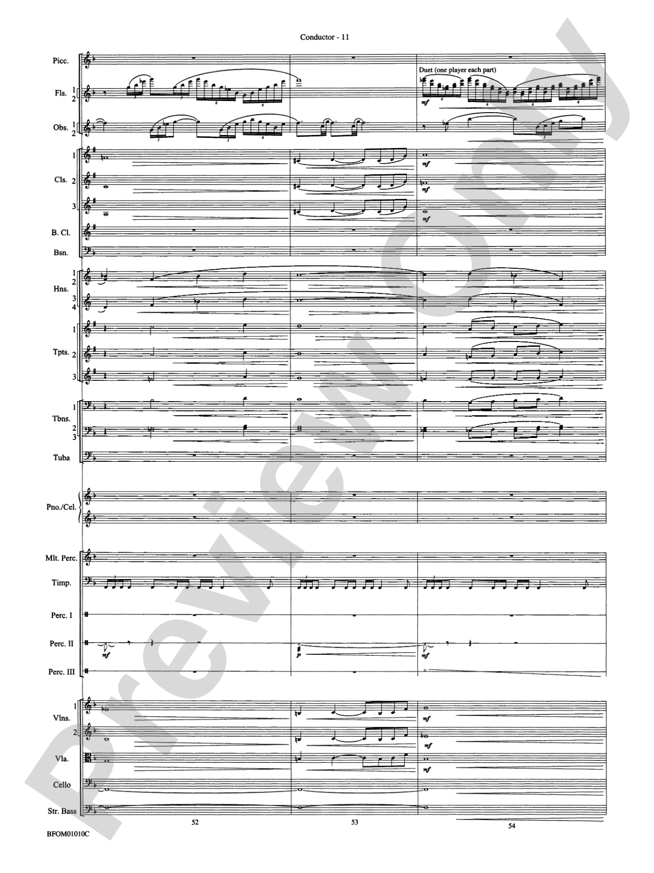 Paradiso (from The Divine Comedy): Full Orchestra Conductor Score & Parts