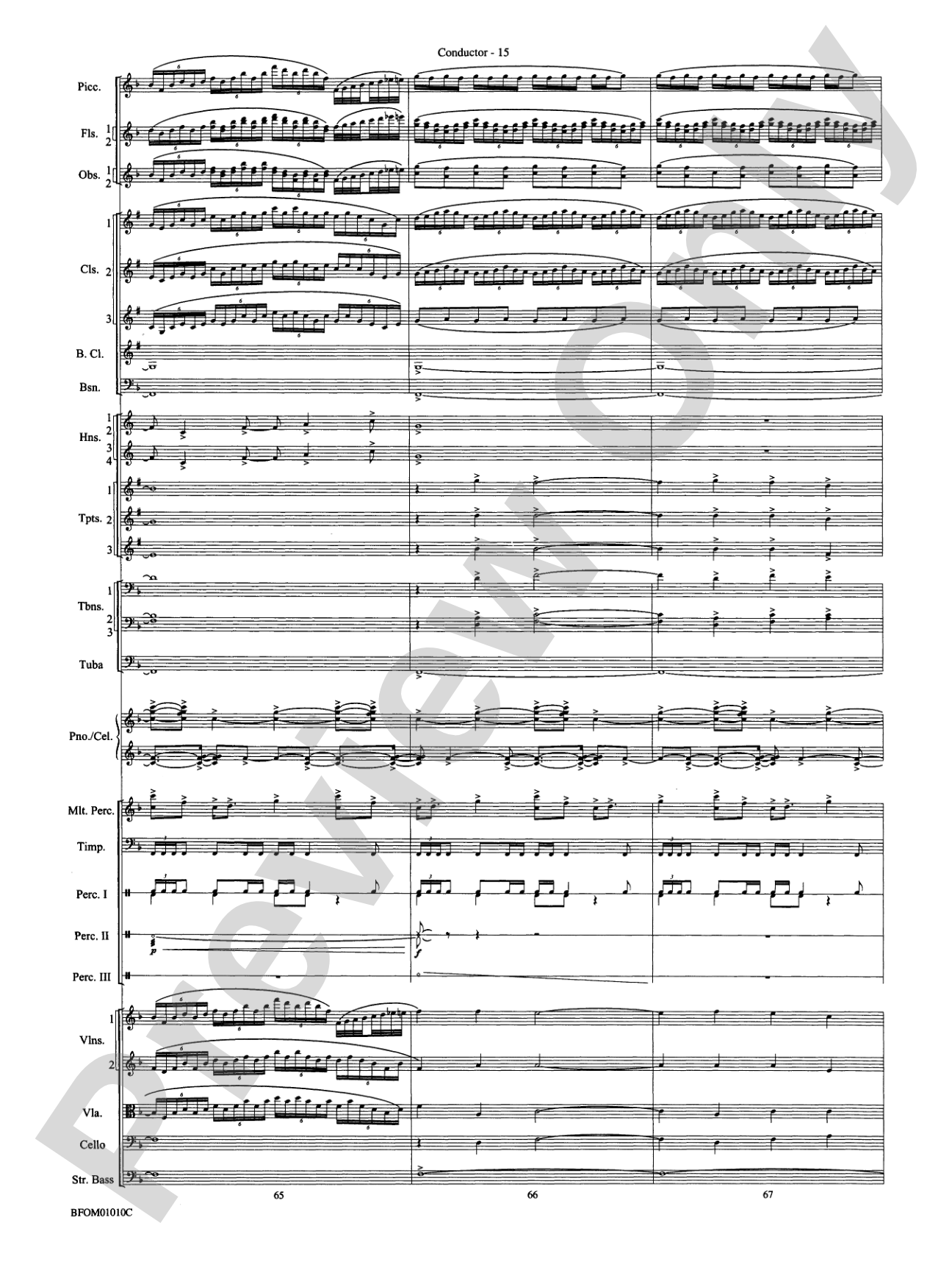 Paradiso (from The Divine Comedy): Full Orchestra Conductor Score & Parts