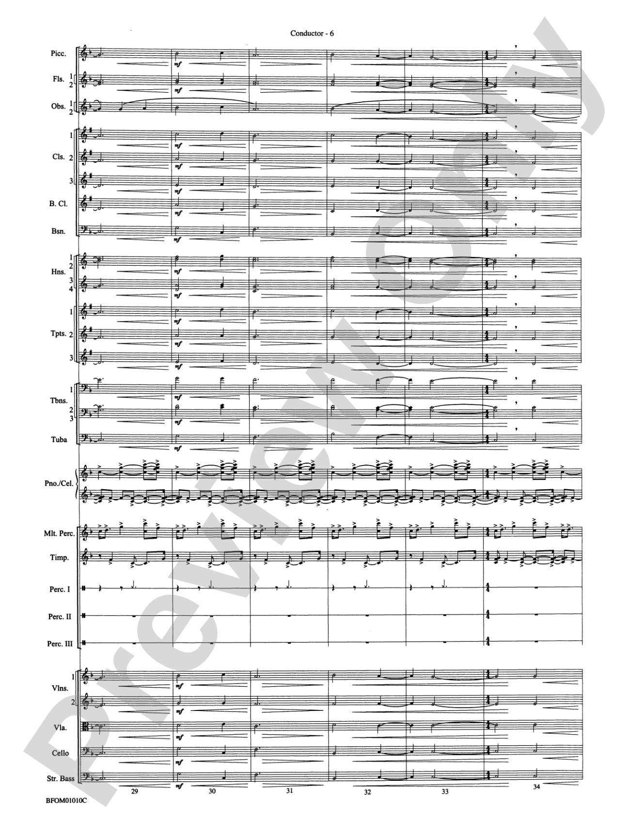 Paradiso (from The Divine Comedy): Full Orchestra Conductor Score & Parts