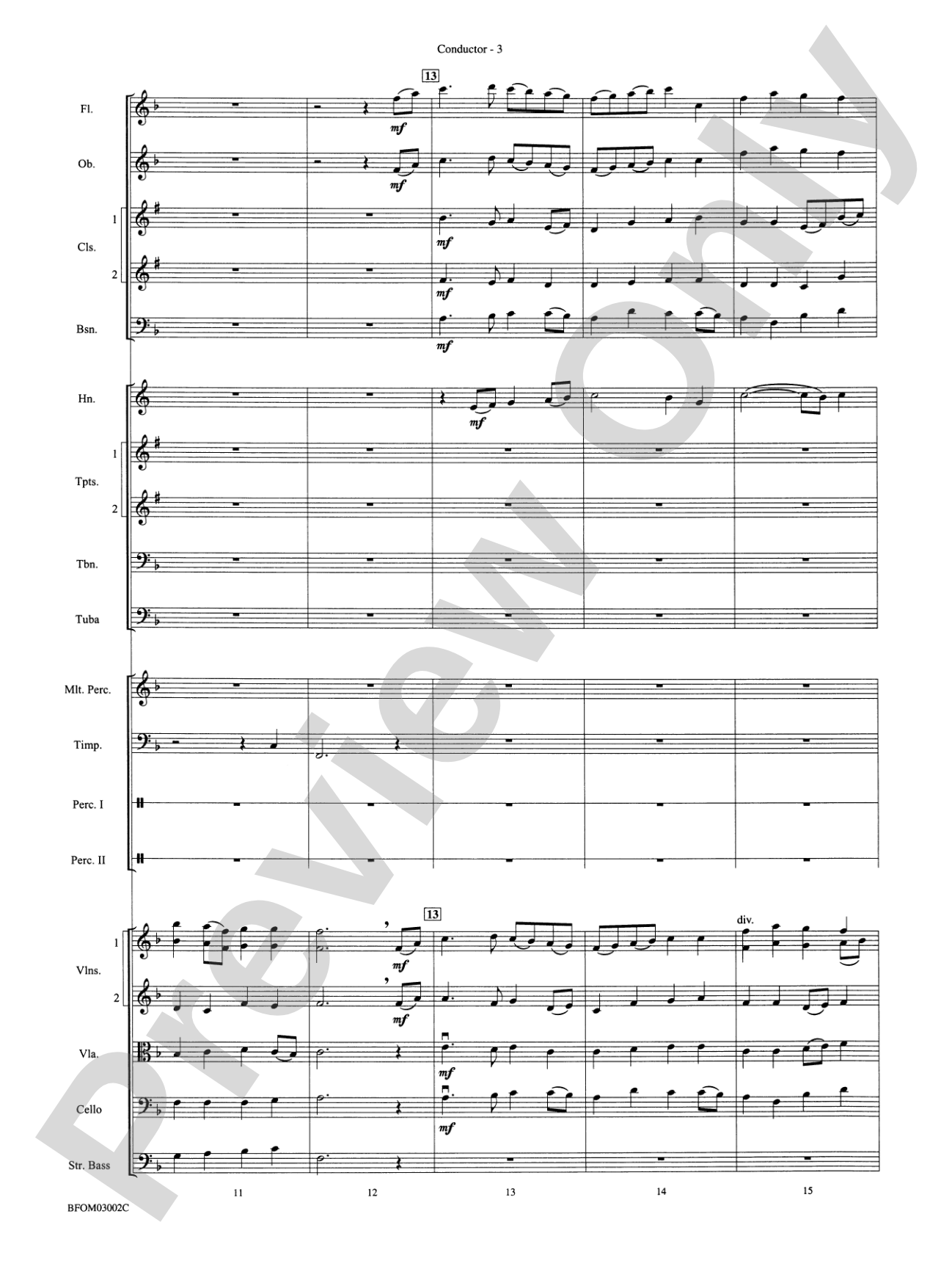 A Vaughan Williams Christmas: Full Orchestra Conductor Score & Parts