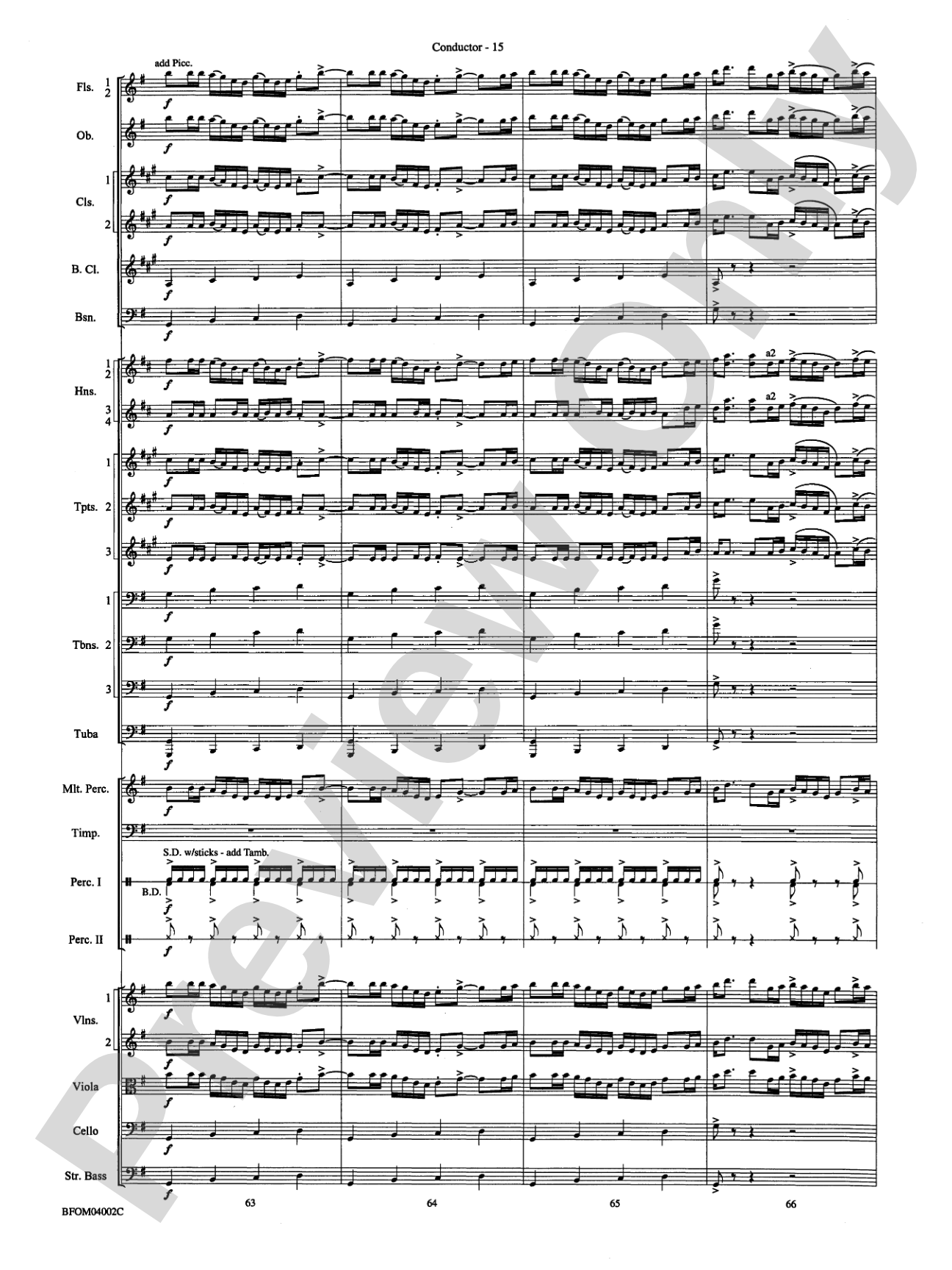 Prairiesong: Full Orchestra Conductor Score & Parts