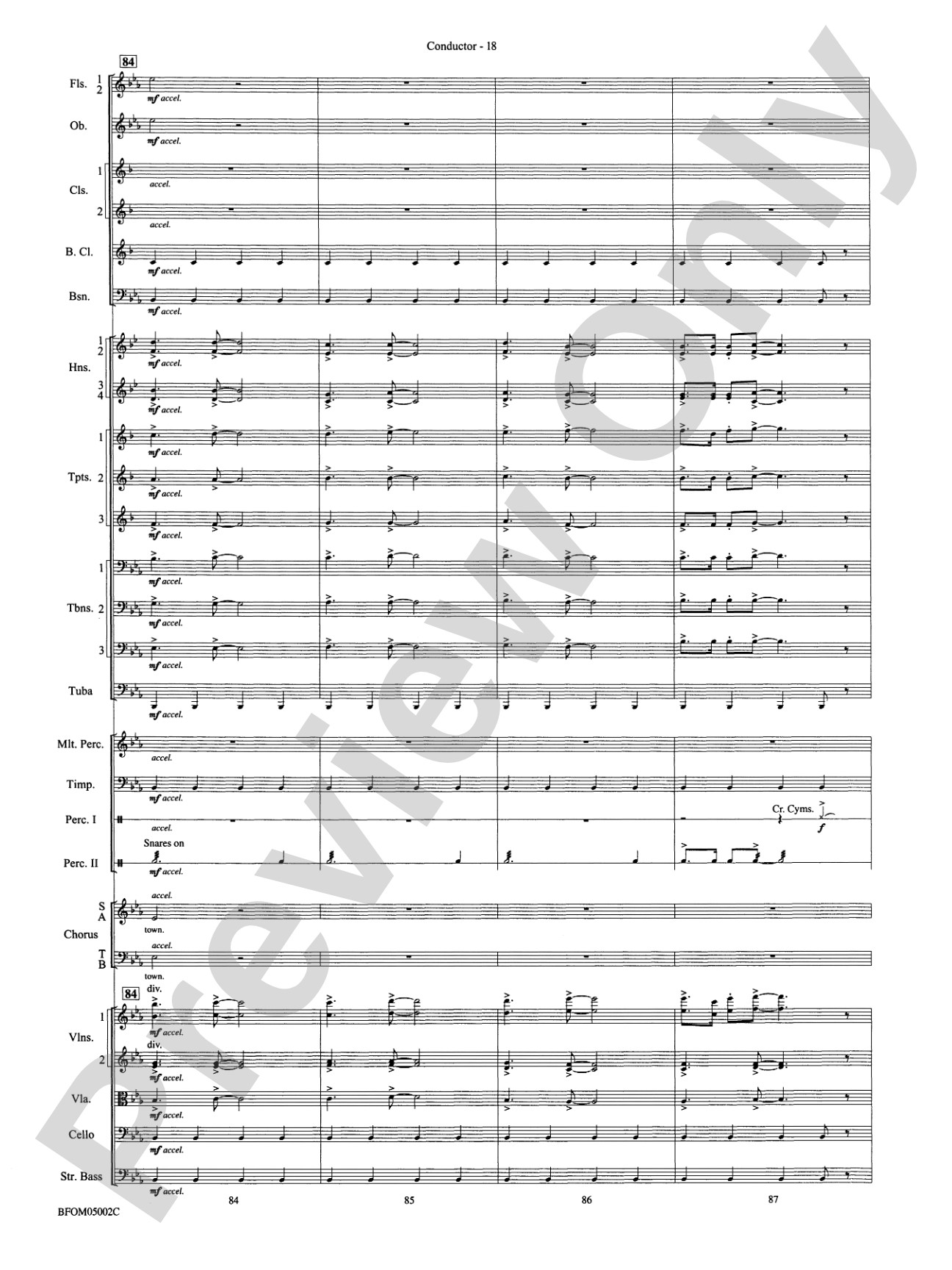 A Festival of Carols: Full Orchestra Conductor Score & Parts