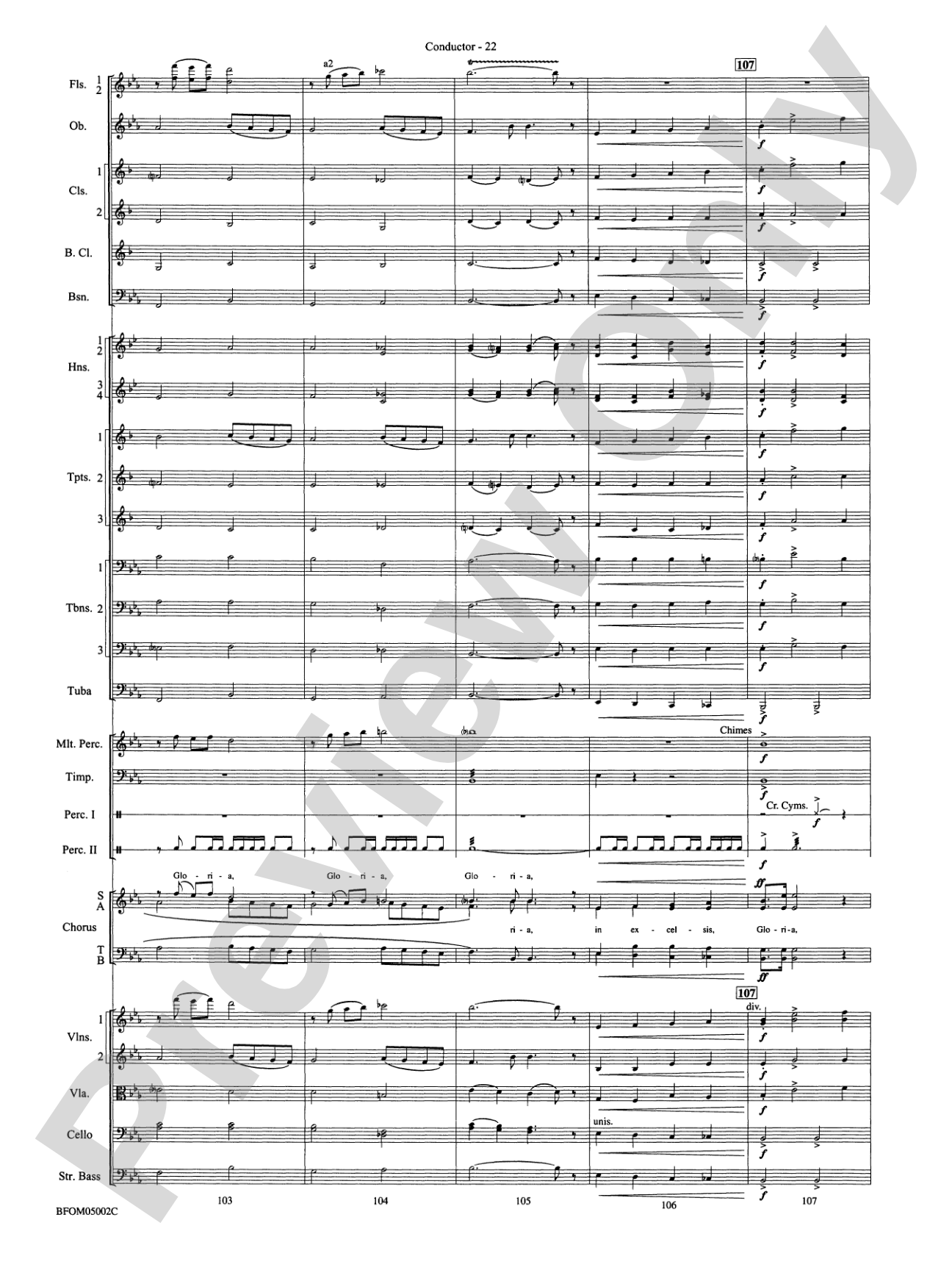 A Festival of Carols: Full Orchestra Conductor Score & Parts