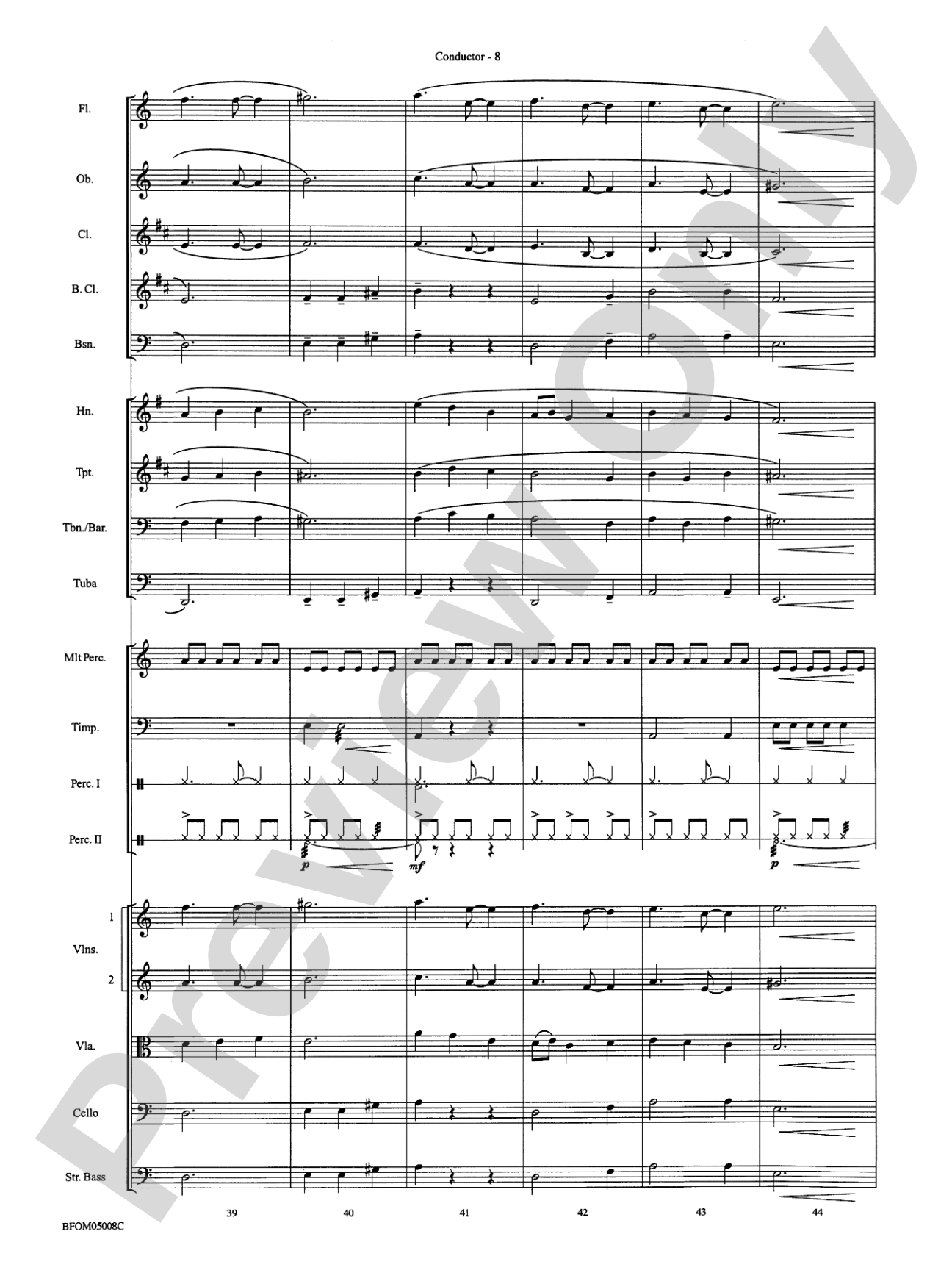The Second Storm (Ivan): Full Orchestra Conductor Score & Parts