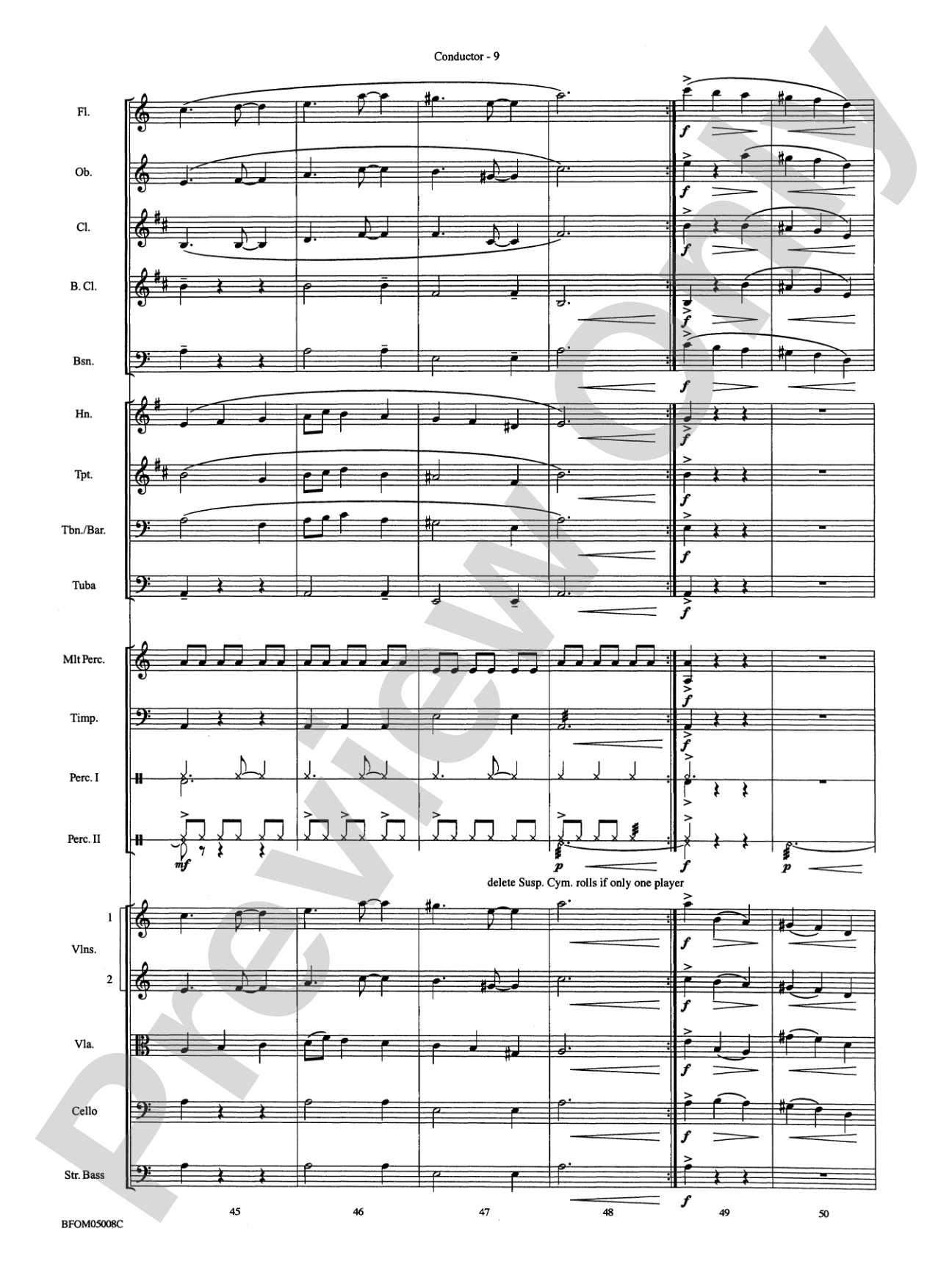 The Second Storm (Ivan): Full Orchestra Conductor Score & Parts