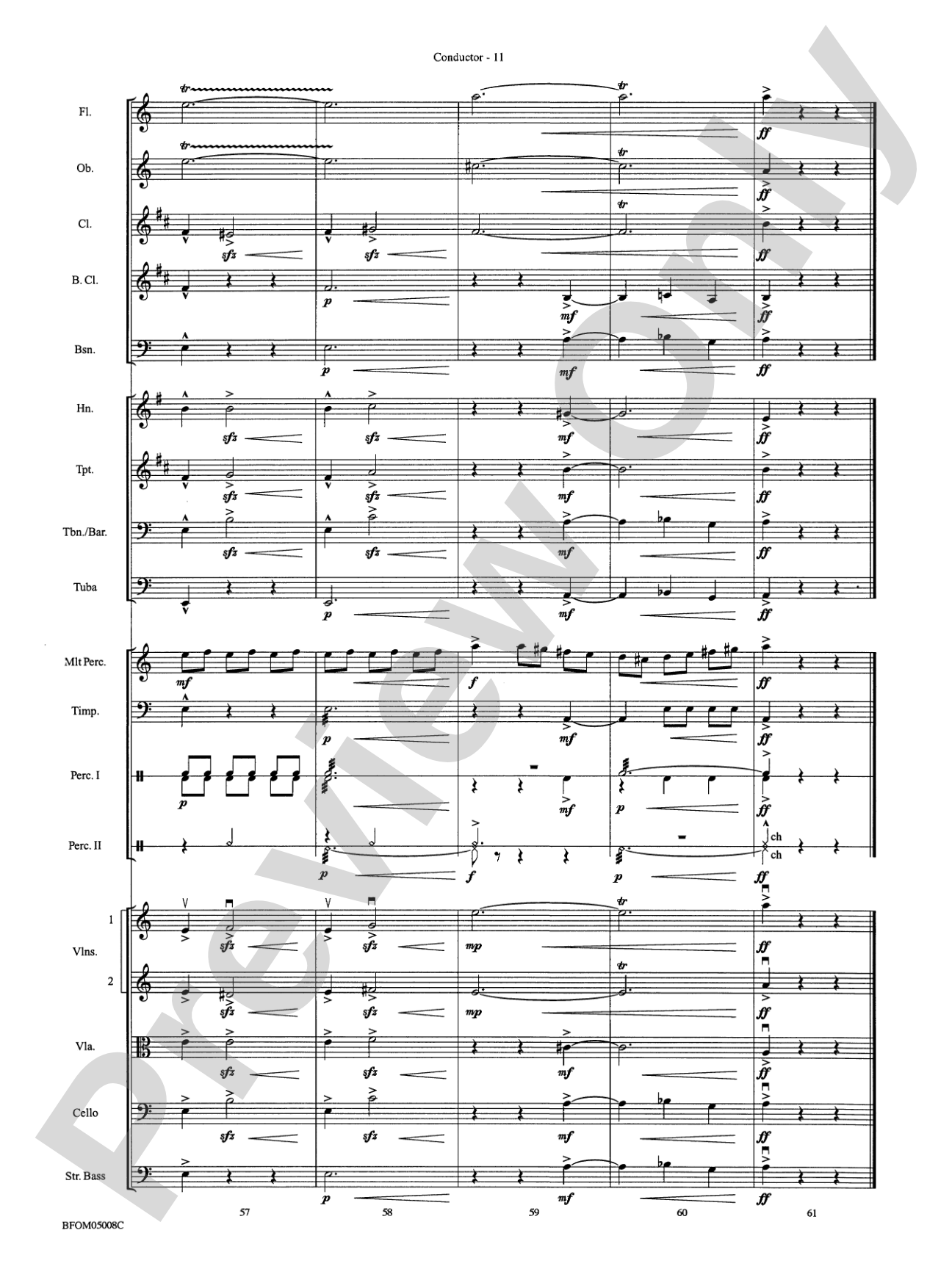 The Second Storm (Ivan): Full Orchestra Conductor Score & Parts