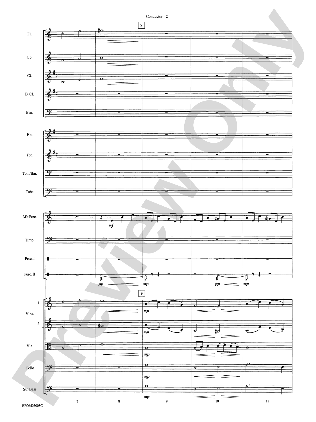 The Second Storm (Ivan): Full Orchestra Conductor Score & Parts