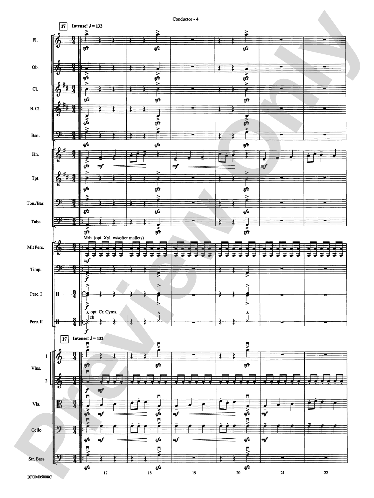 The Second Storm (Ivan): Full Orchestra Conductor Score & Parts
