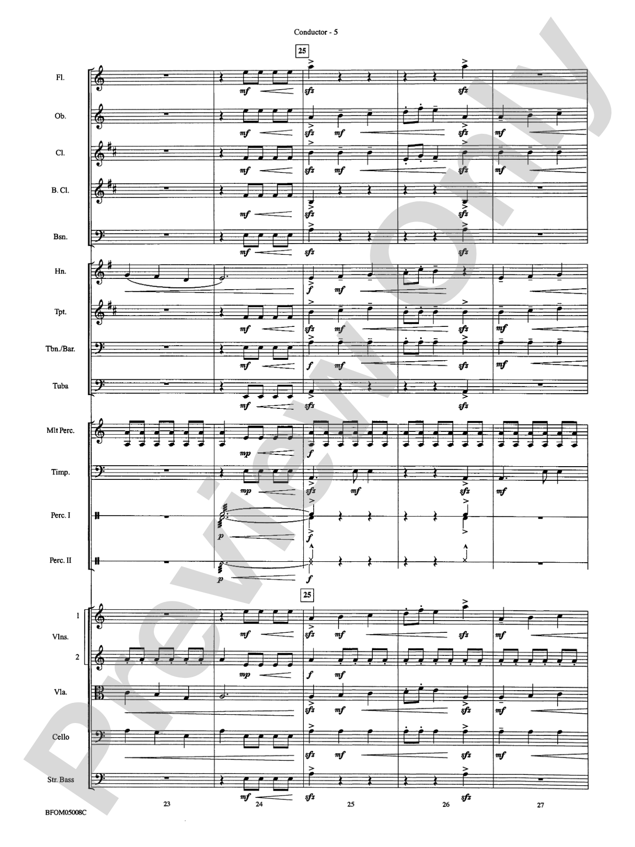 The Second Storm (Ivan): Full Orchestra Conductor Score & Parts