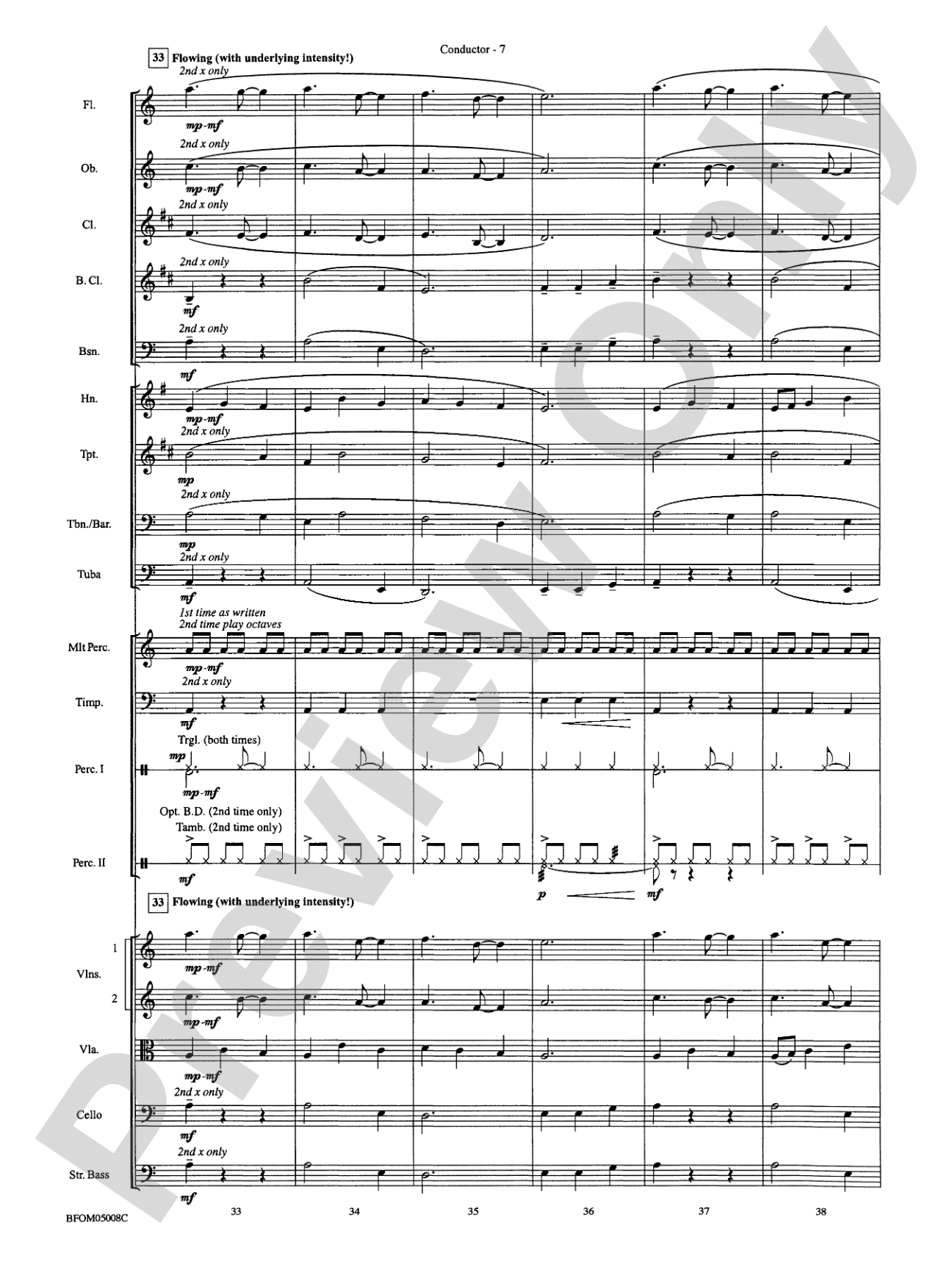 The Second Storm (Ivan): Full Orchestra Conductor Score & Parts
