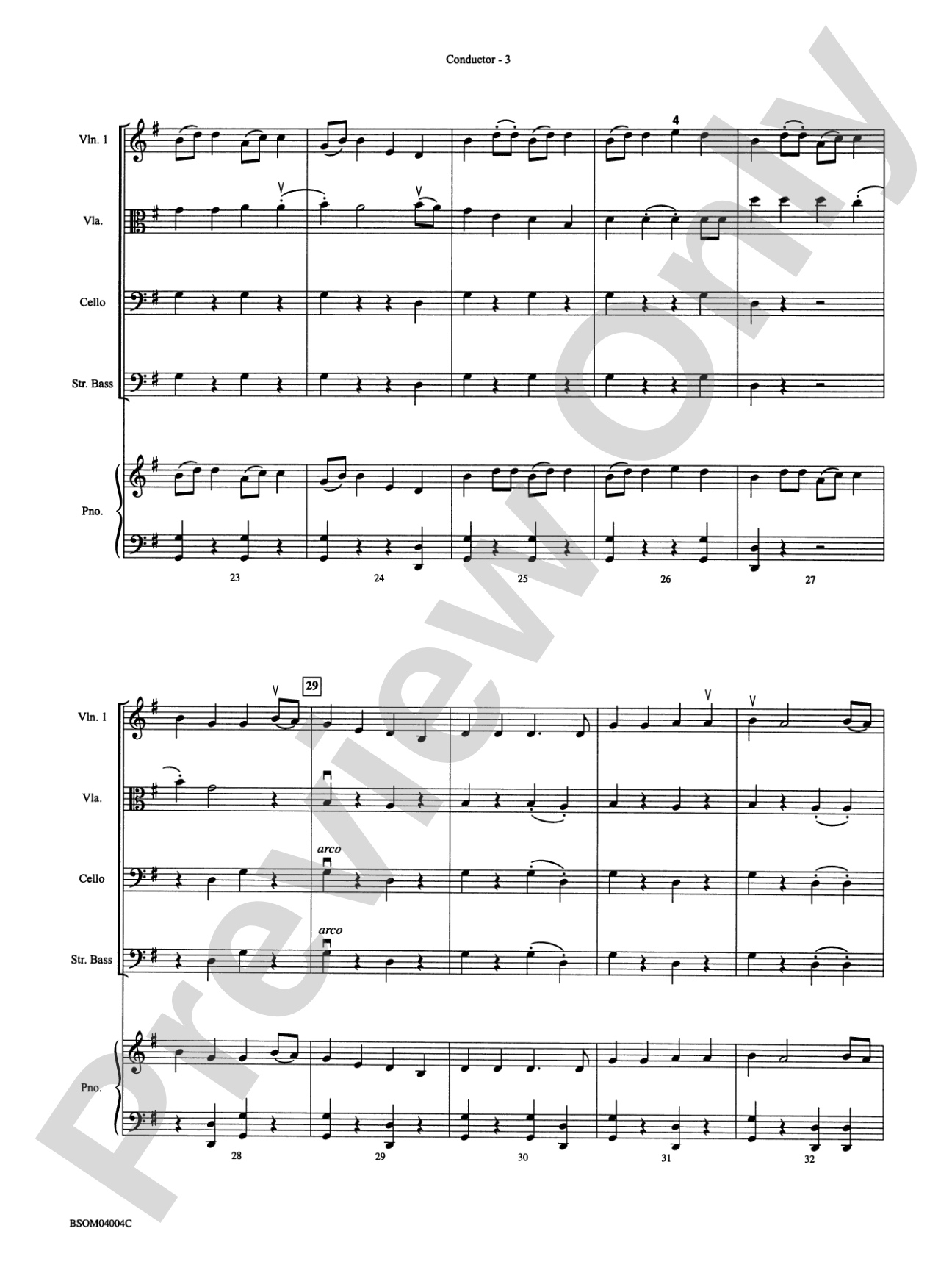 Goondiwindi: String Orchestra Conductor Score & Parts