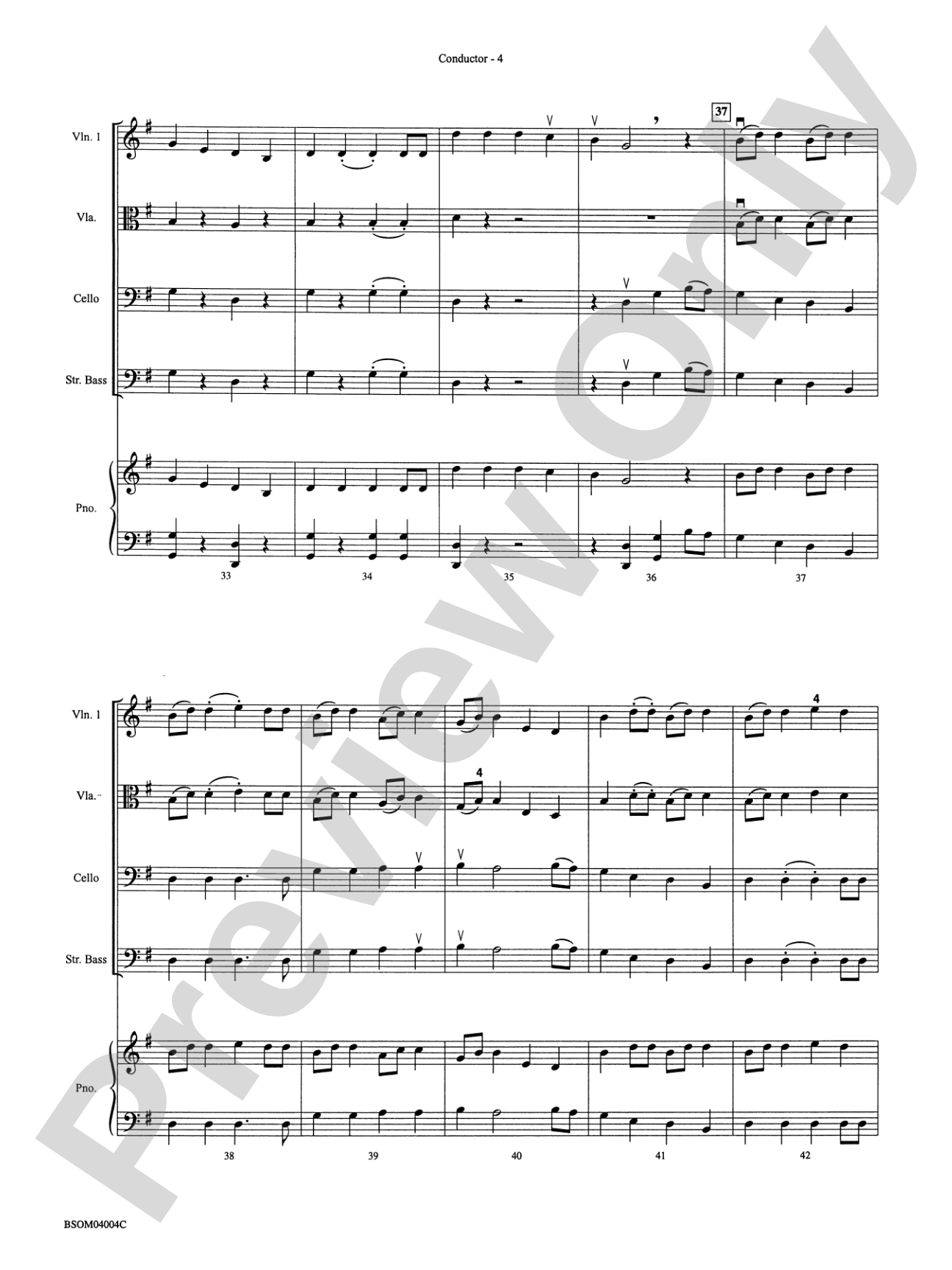 Goondiwindi: String Orchestra Conductor Score & Parts