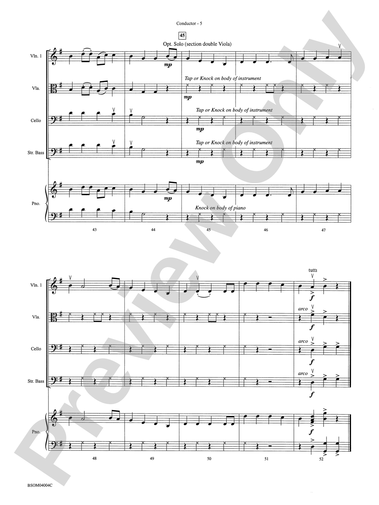Goondiwindi: String Orchestra Conductor Score & Parts