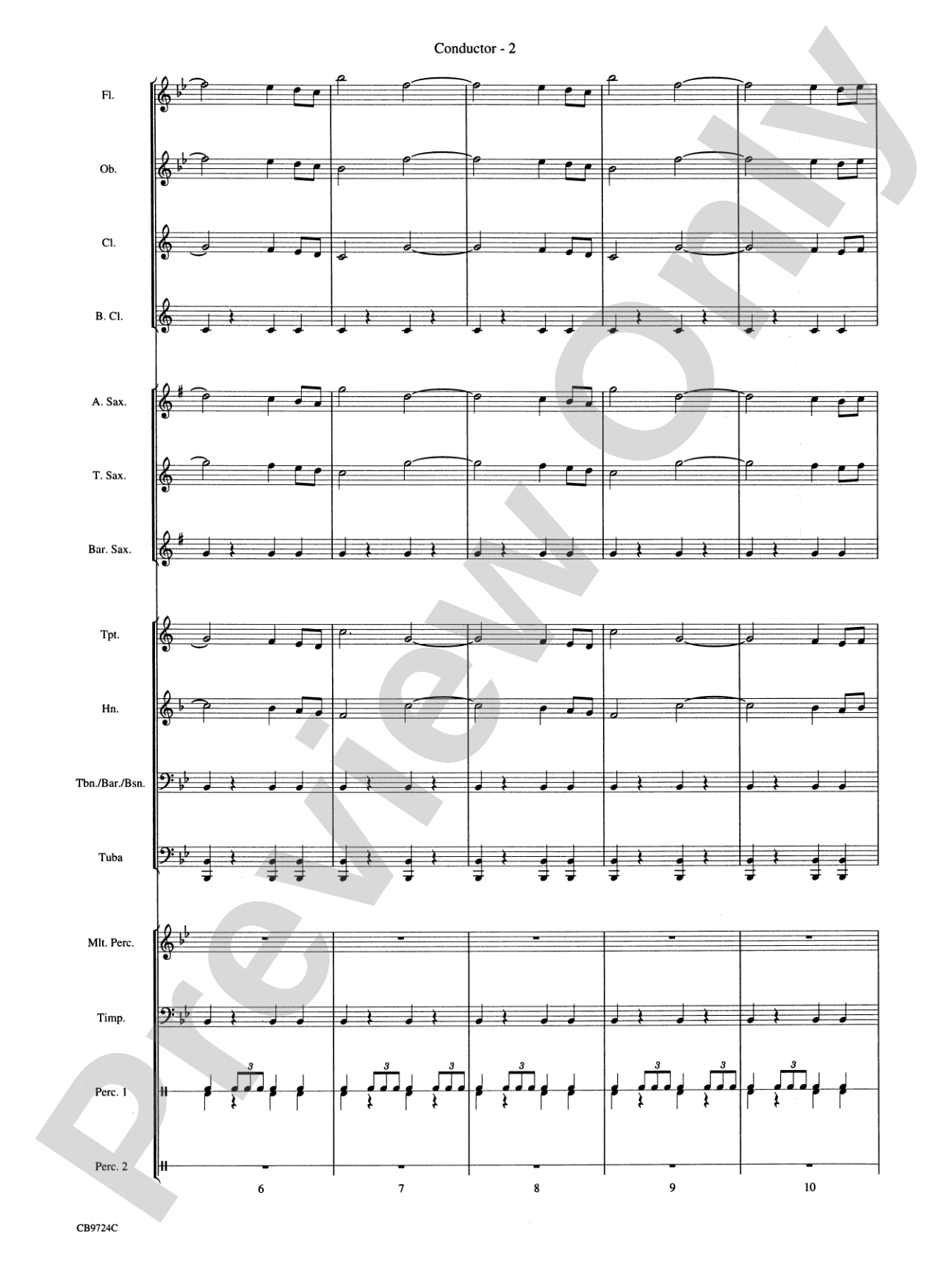 Star Wars® Main Theme: Concert Band Conductor Score & Parts