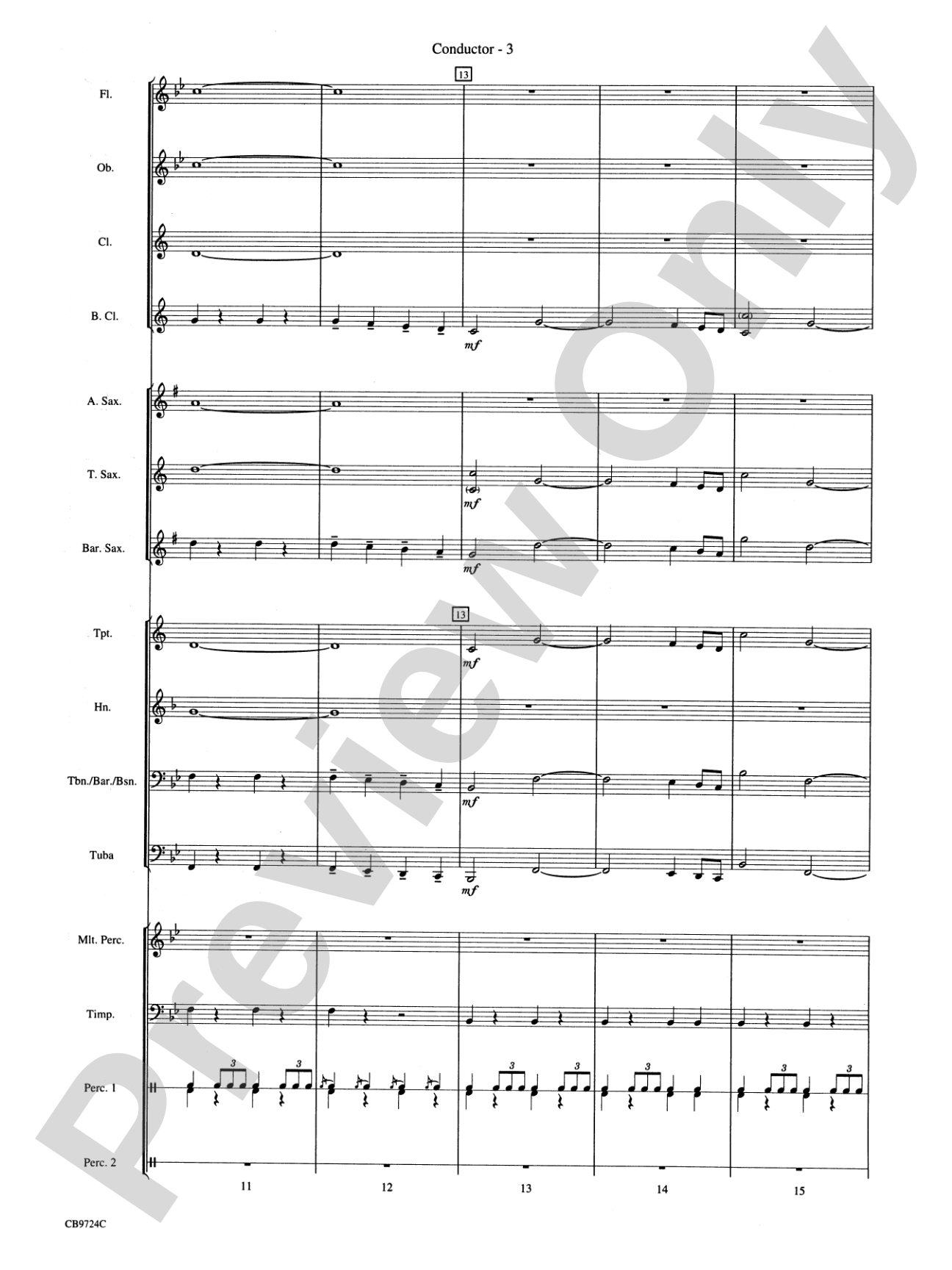Star Wars® Main Theme: Concert Band Conductor Score & Parts
