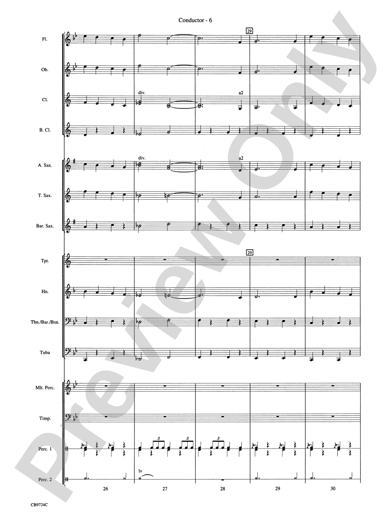 Star Wars® Main Theme: Concert Band Conductor Score & Parts