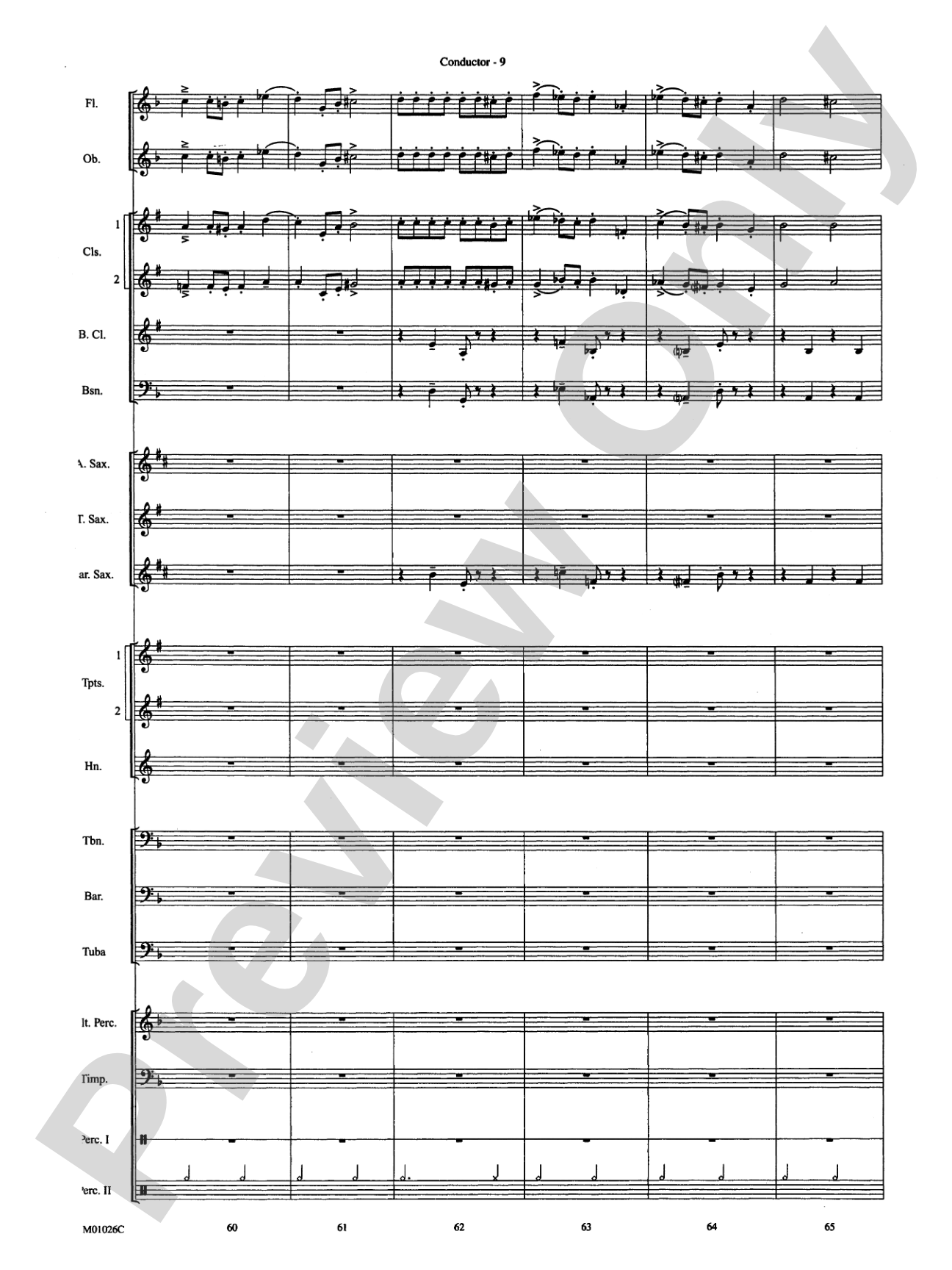 Harry Potter, Highlights from: Concert Band Conductor Score & Parts