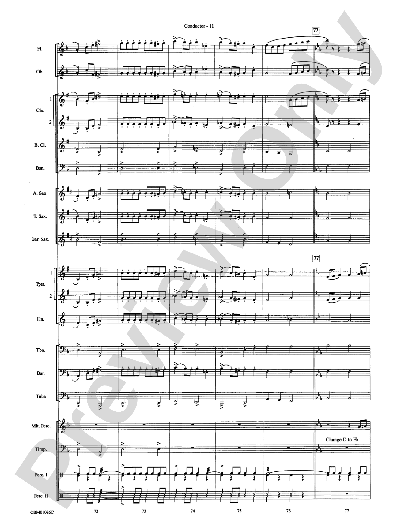 Harry Potter, Highlights from: Concert Band Conductor Score & Parts