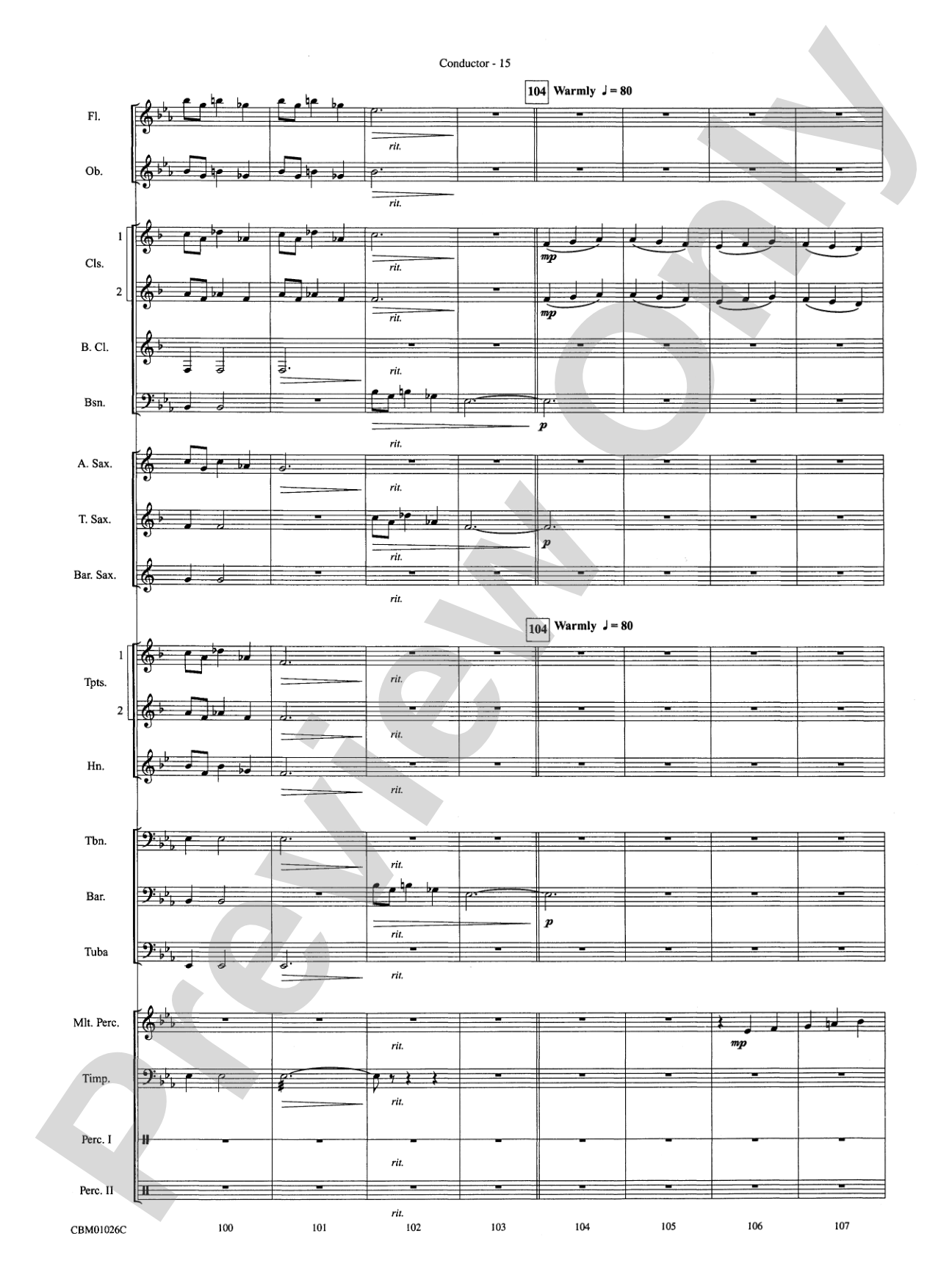 Harry Potter, Highlights from: Concert Band Conductor Score & Parts
