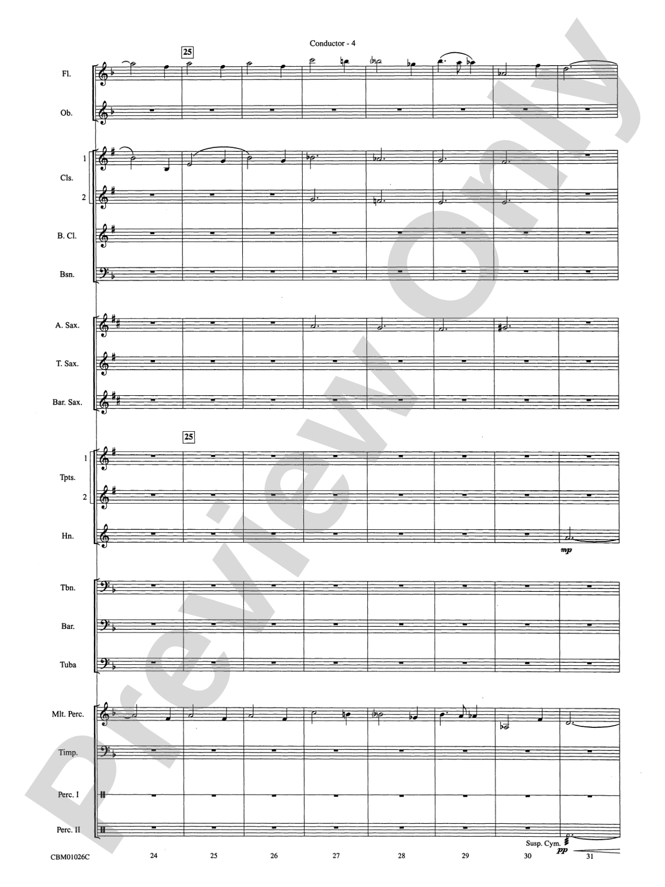 Harry Potter, Highlights from: Concert Band Conductor Score & Parts