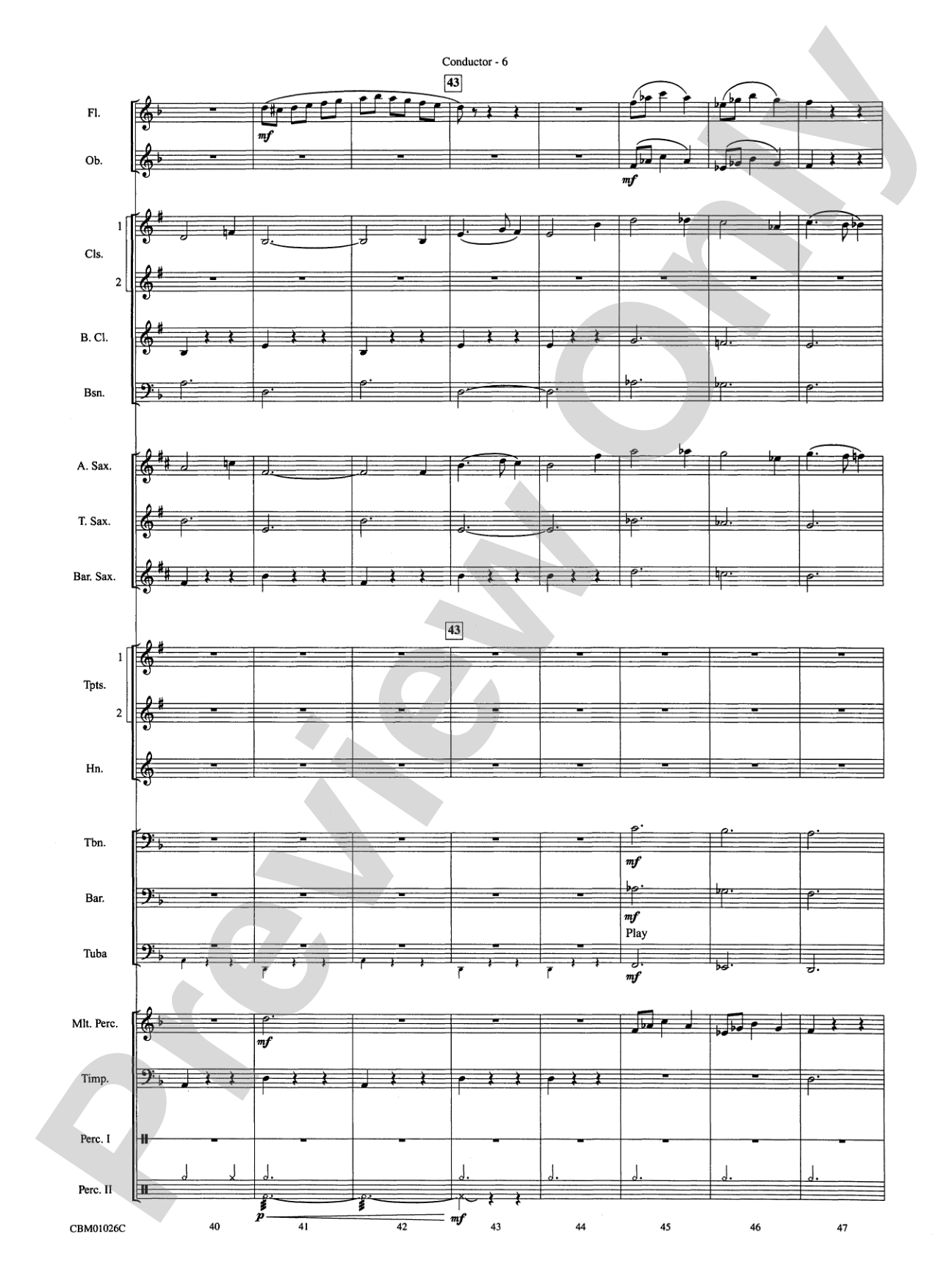 Harry Potter, Highlights from: Concert Band Conductor Score & Parts
