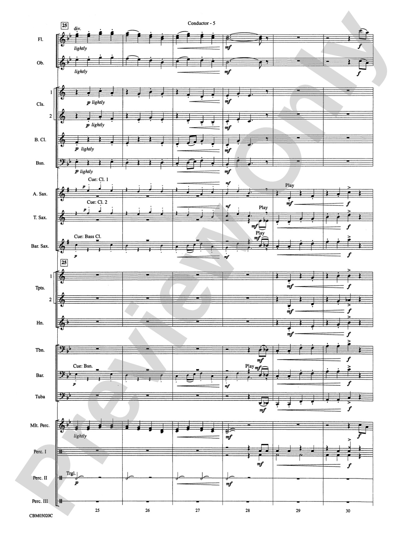 Frosty's Caribbean Holiday: Concert Band Conductor Score & Parts