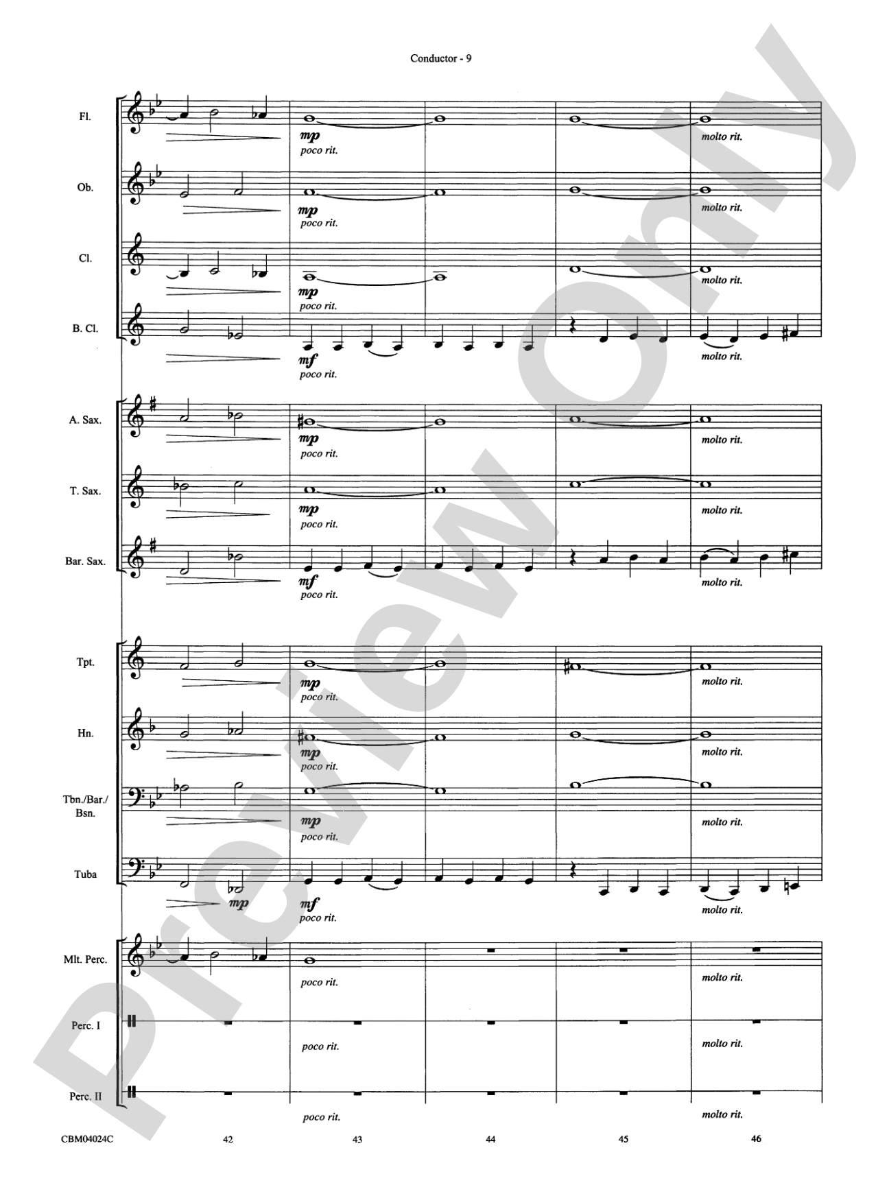 Rhapsody in Blue™: Concert Band Conductor Score & Parts