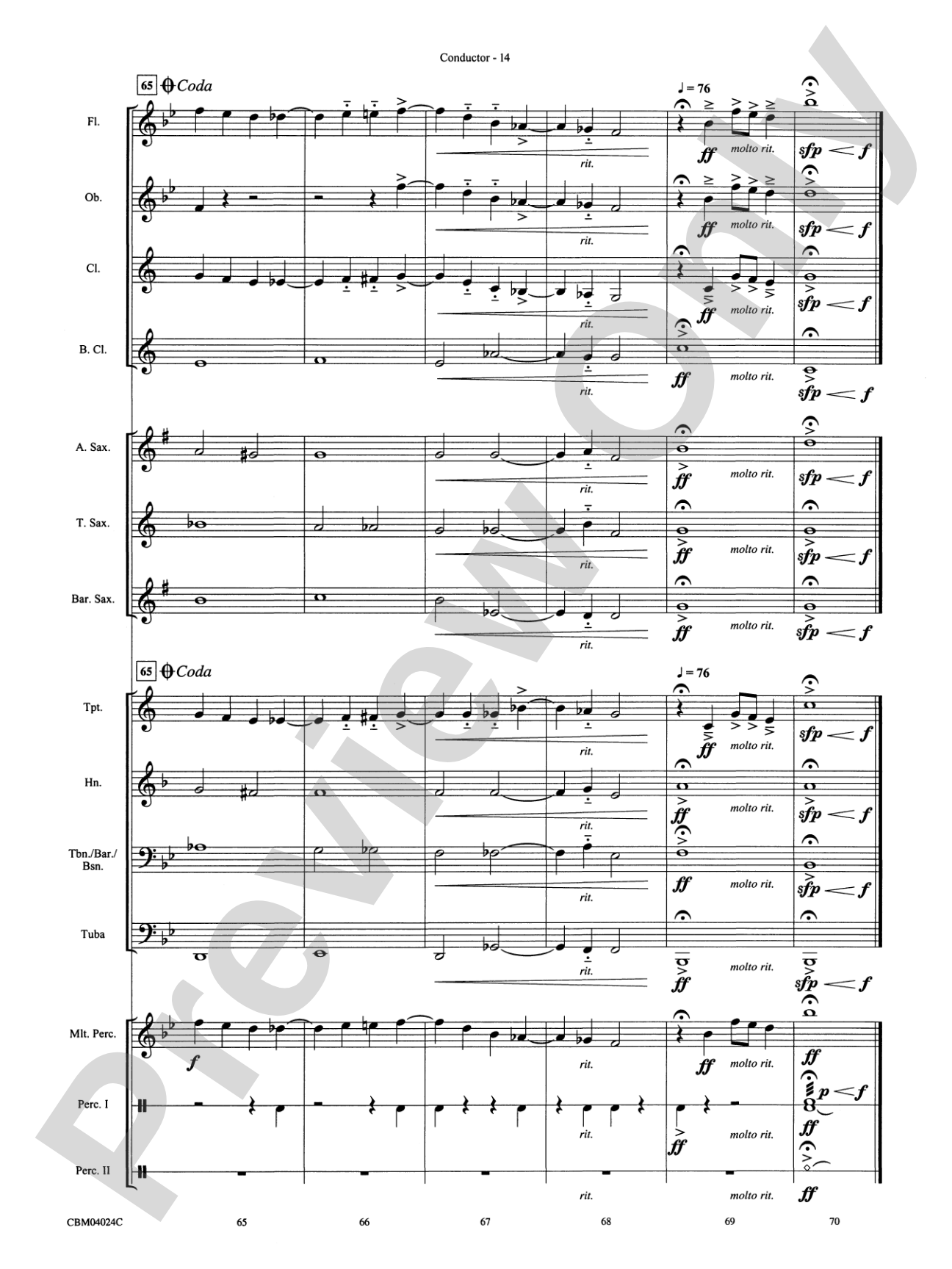 Rhapsody in Blue™: Concert Band Conductor Score & Parts