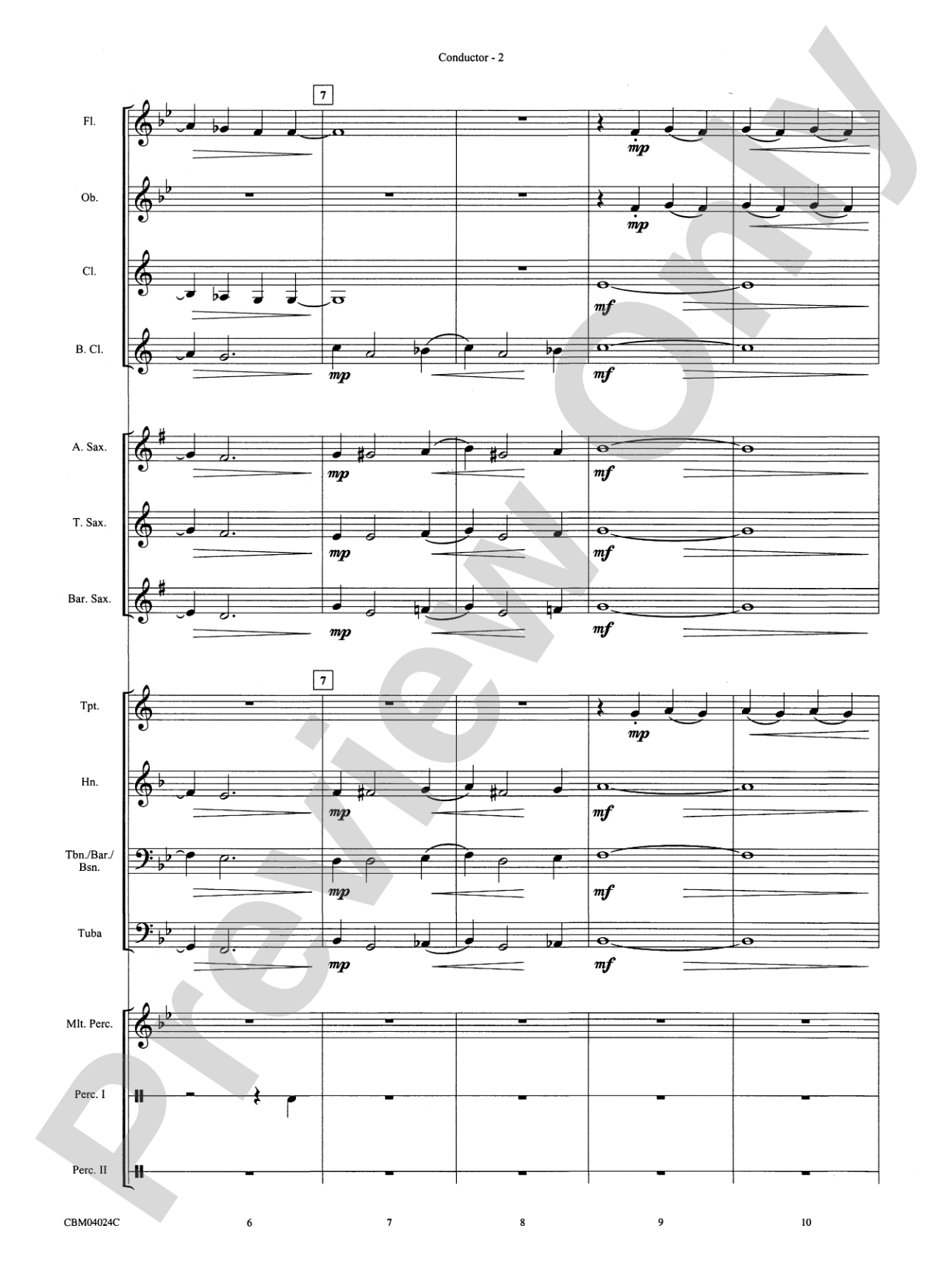 Rhapsody in Blue™: Concert Band Conductor Score & Parts