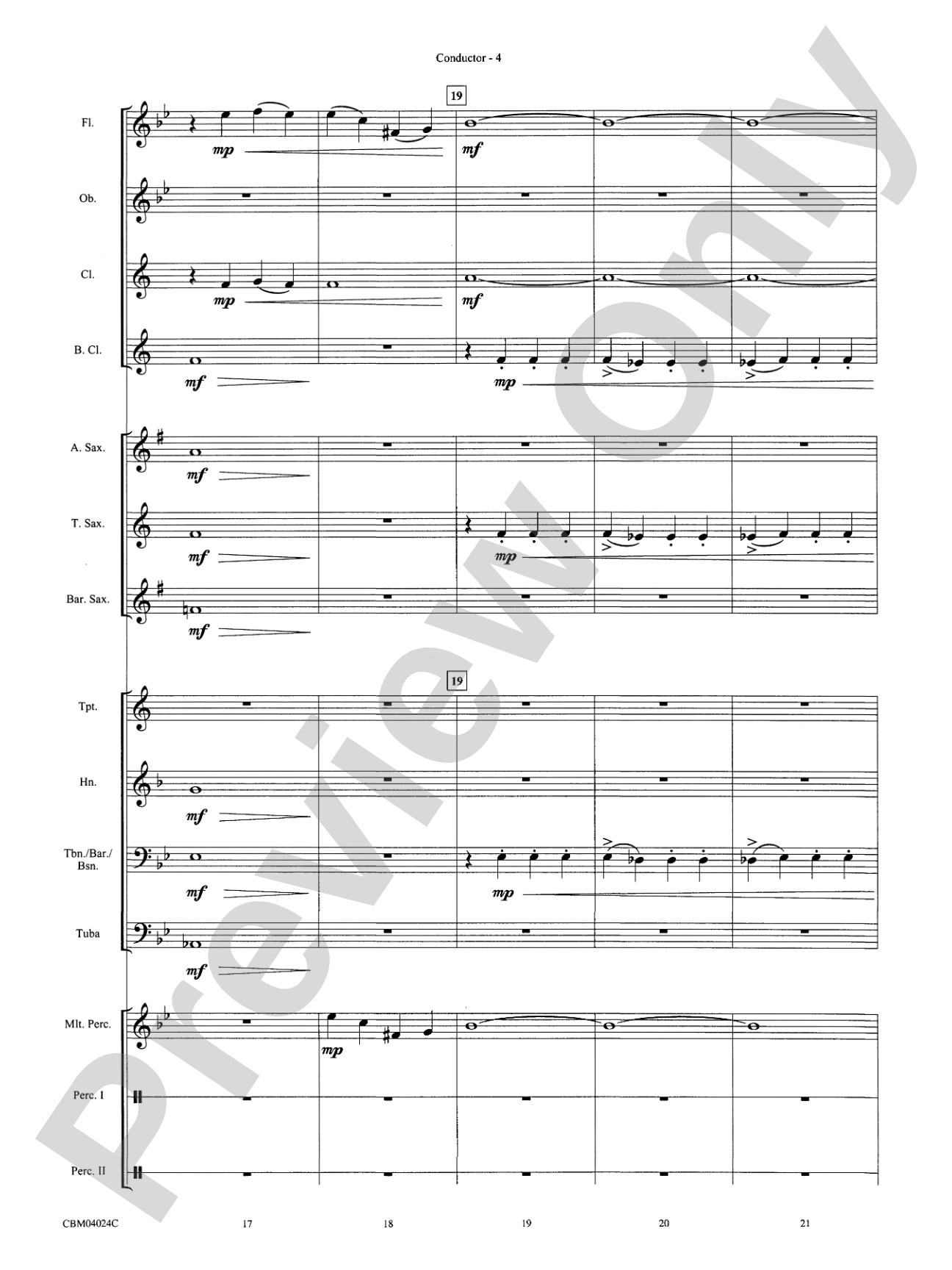 Rhapsody in Blue™: Concert Band Conductor Score & Parts