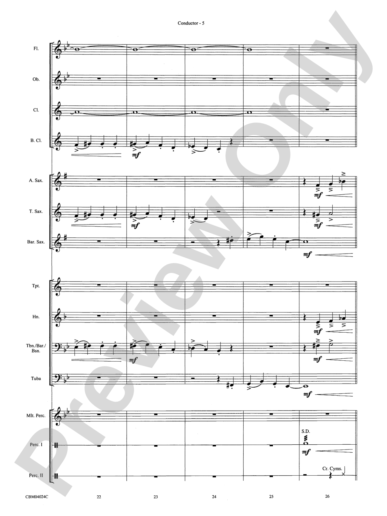 Rhapsody in Blue™: Concert Band Conductor Score & Parts