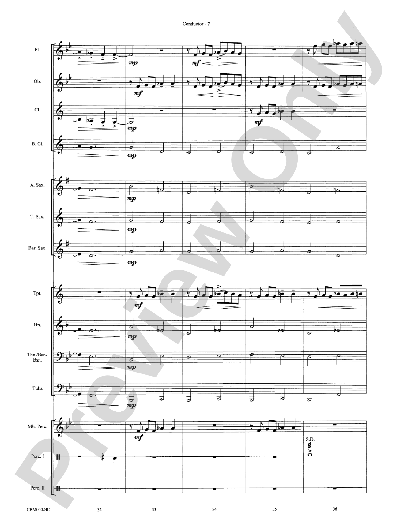 Rhapsody in Blue™: Concert Band Conductor Score & Parts