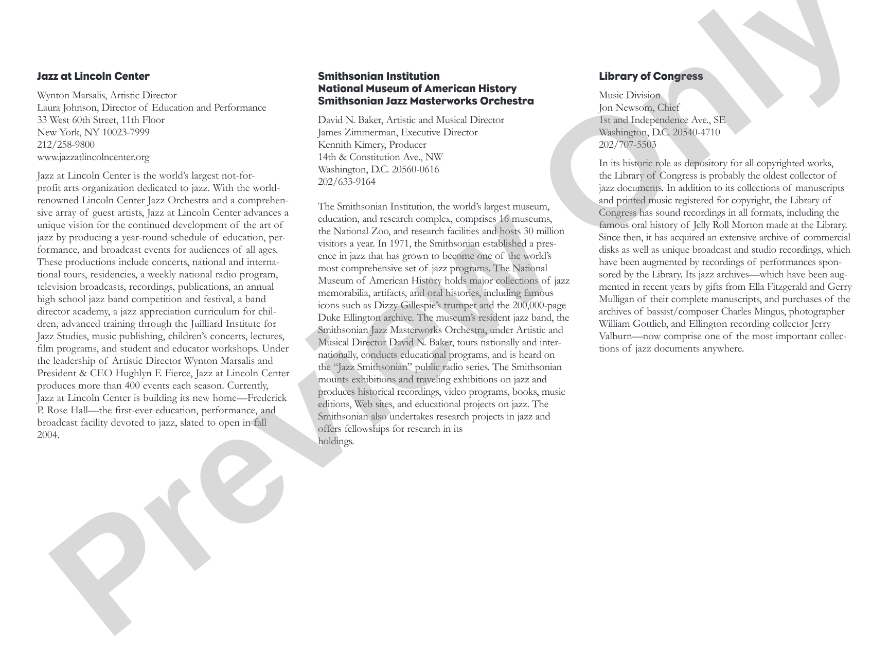 Symphony in Riffs: Jazz Ensemble Conductor Score & Parts