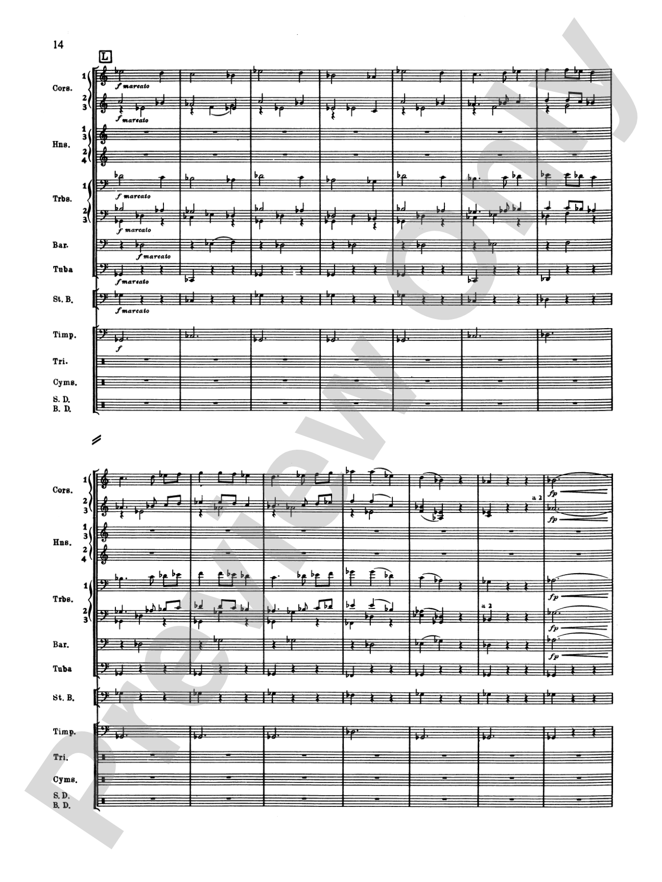 Symphonic Dance No. 2: Score