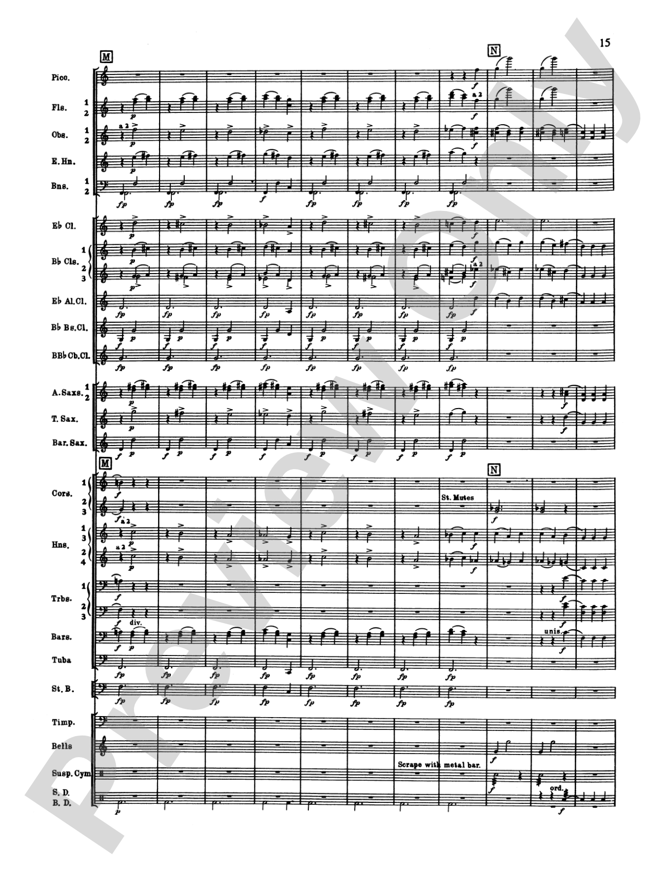 Symphonic Dance No. 2: Score