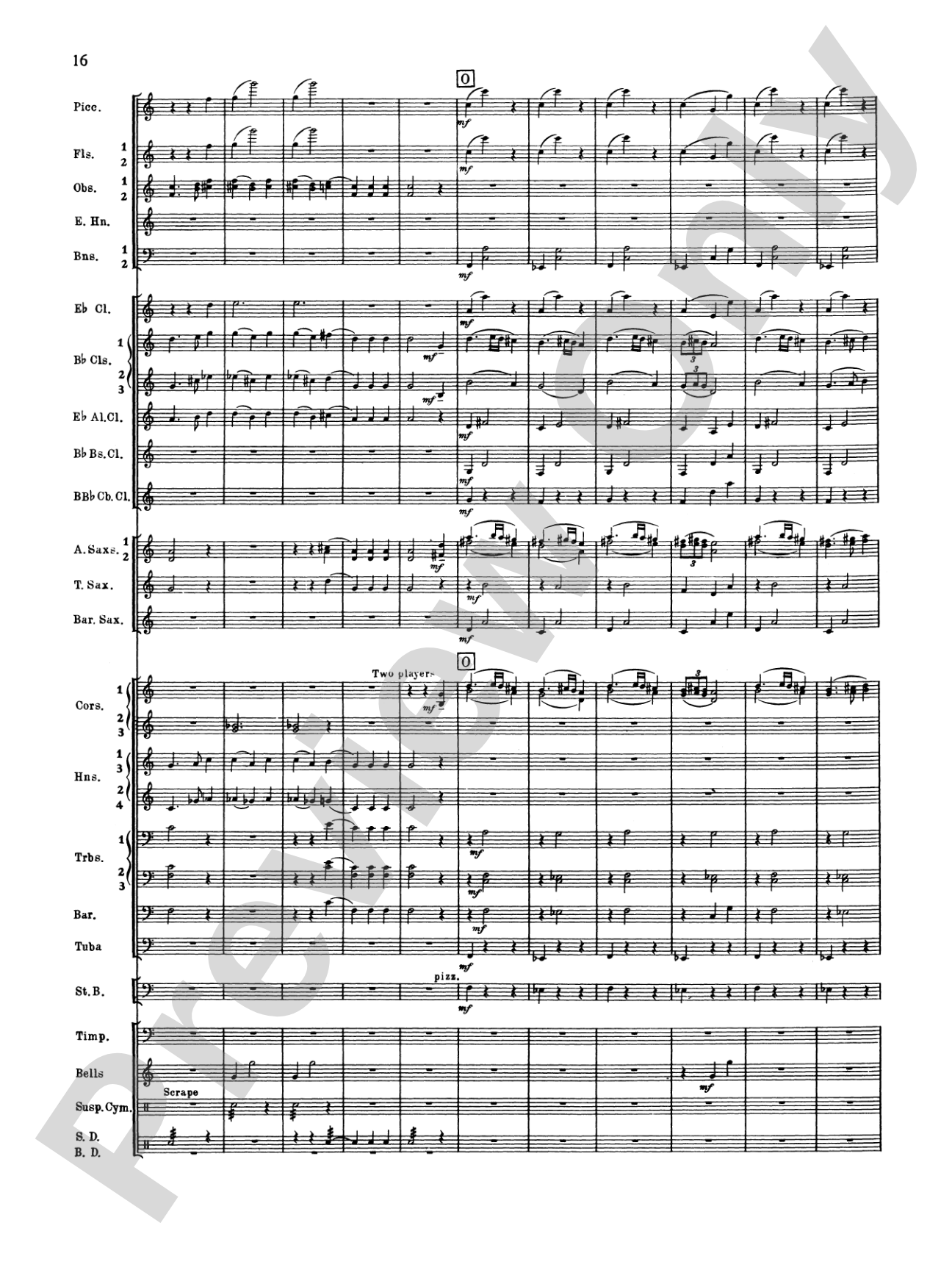 Symphonic Dance No. 2: Score