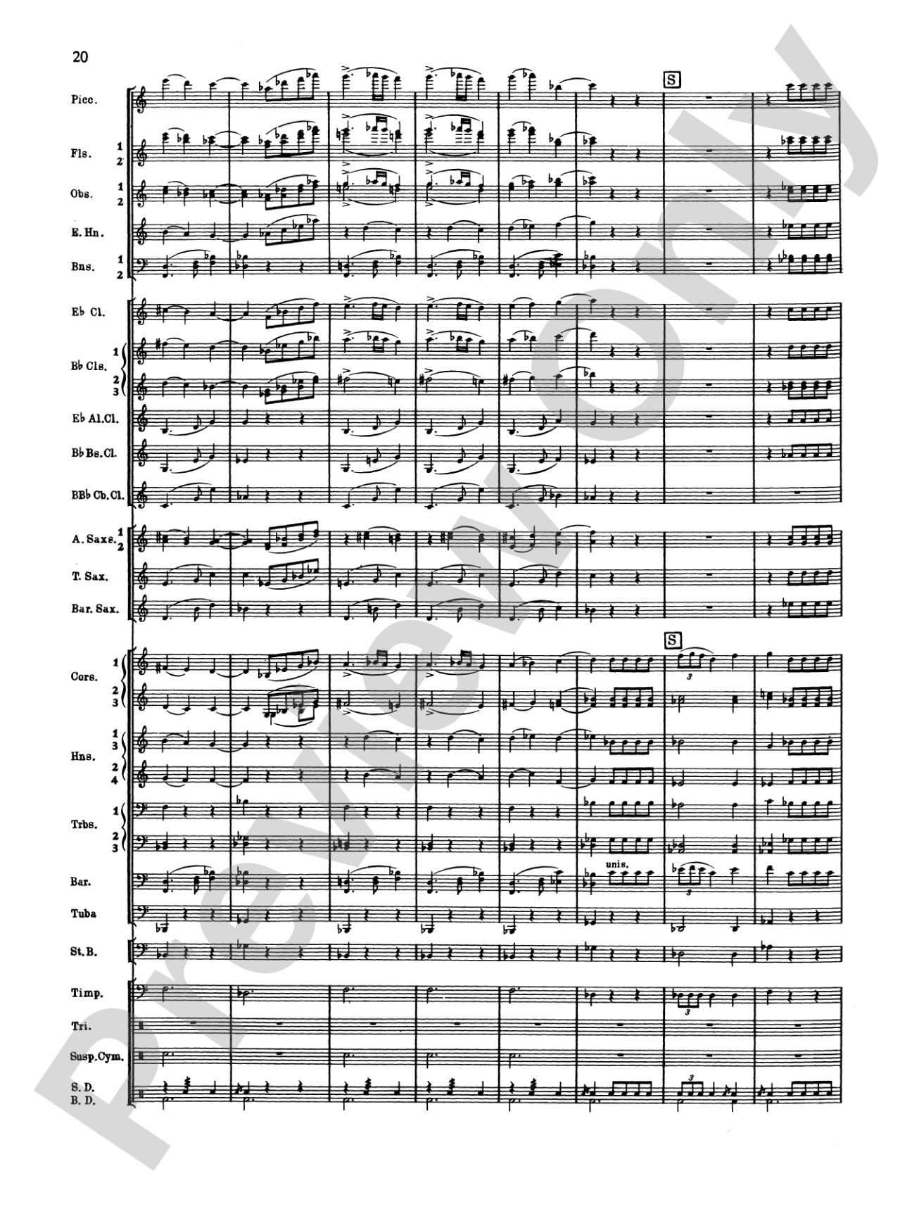 Symphonic Dance No. 2: Score