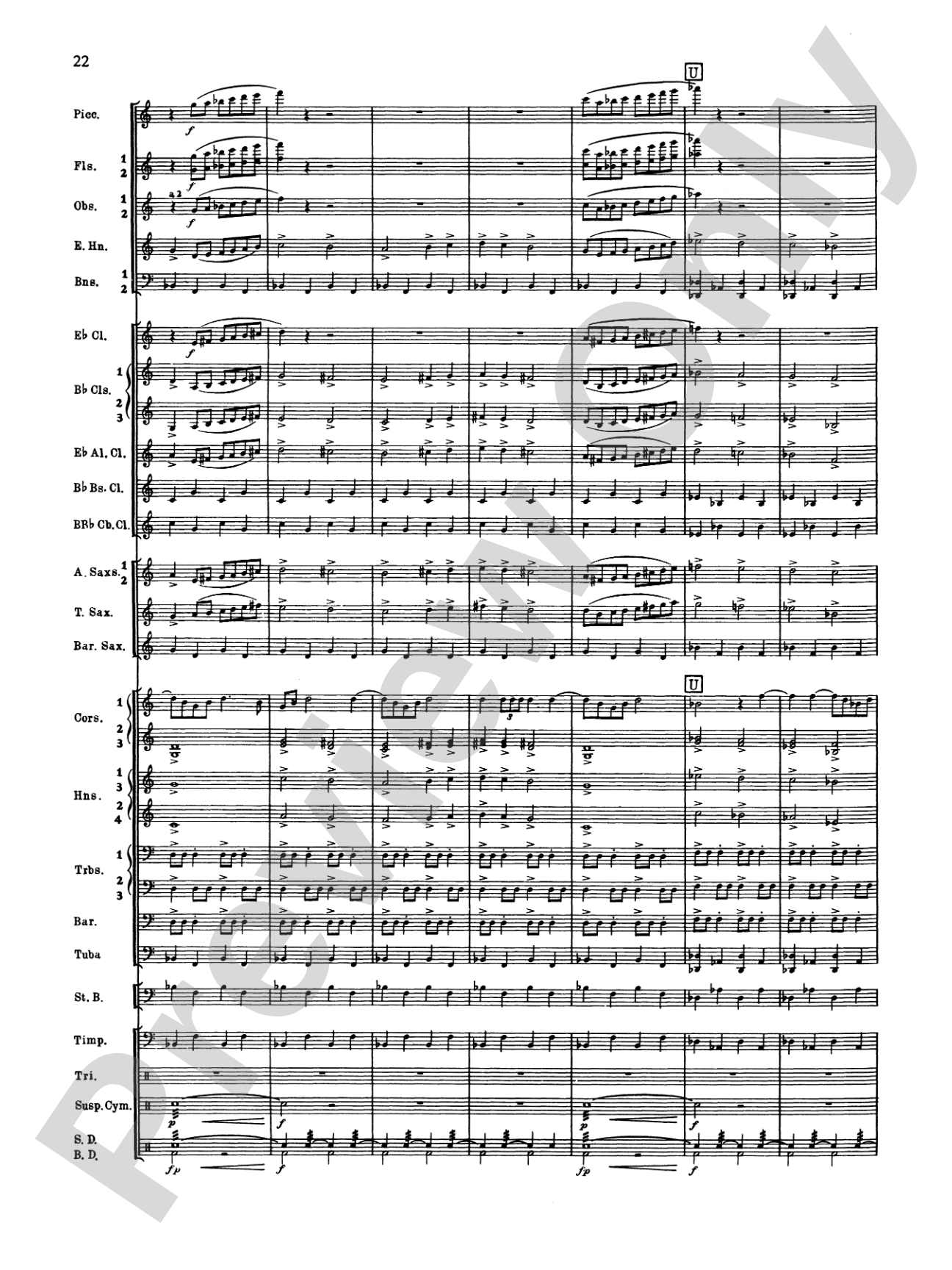 Symphonic Dance No. 2: Score