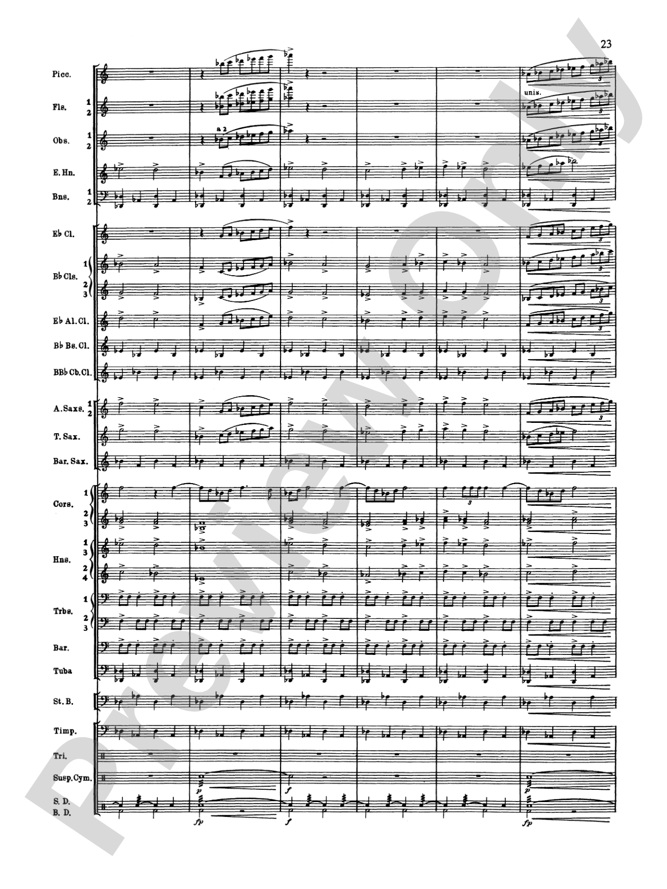 Symphonic Dance No. 2: Score