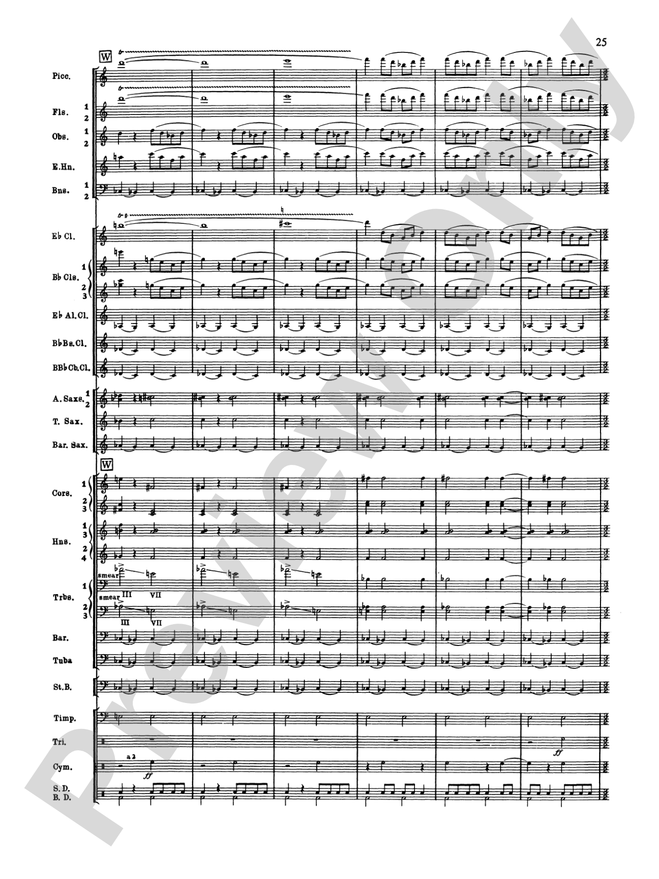 Symphonic Dance No. 2: Score