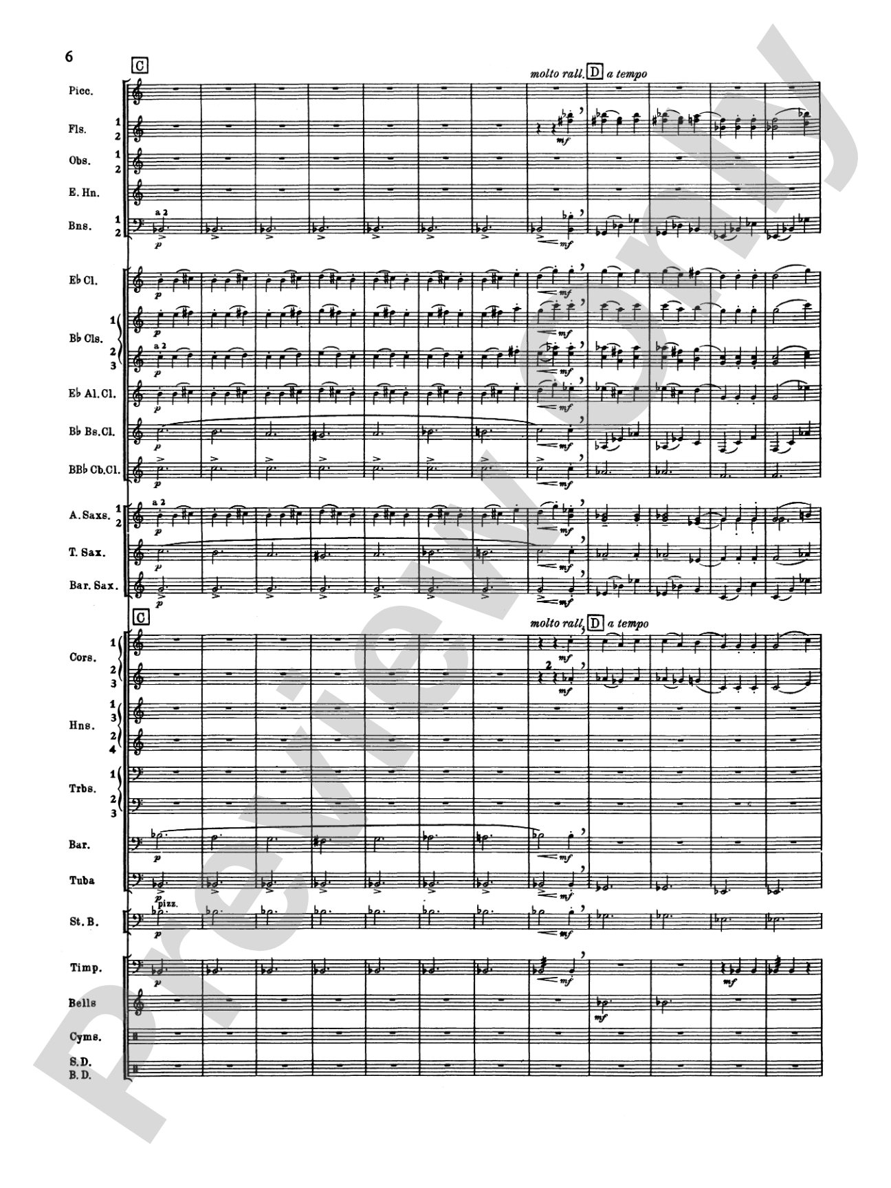 Symphonic Dance No. 2: Score