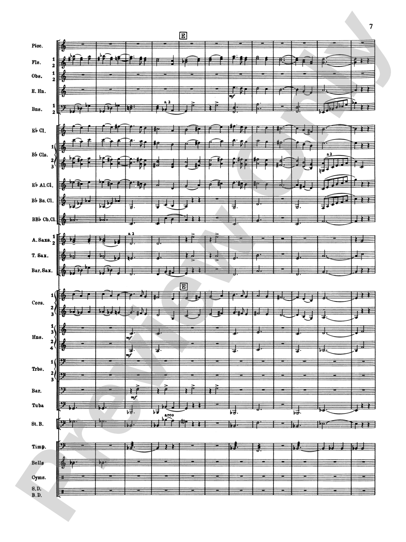 Symphonic Dance No. 2: Score