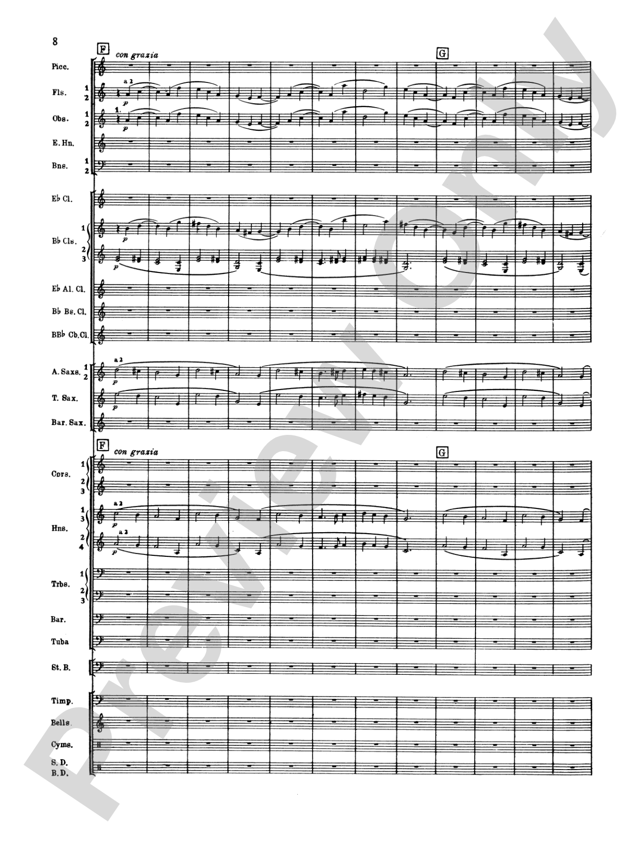 Symphonic Dance No. 2: Score