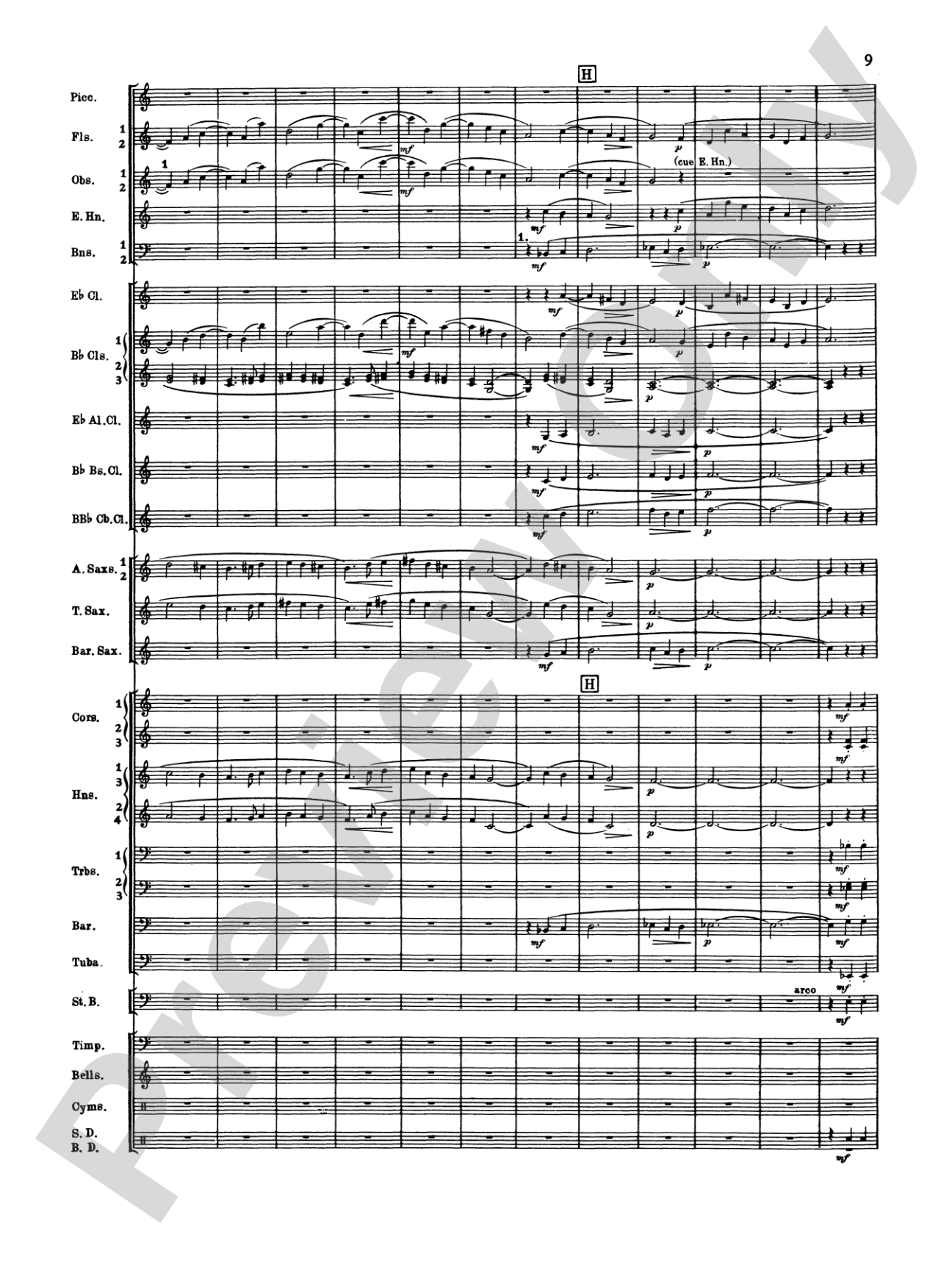 Symphonic Dance No. 2: Score
