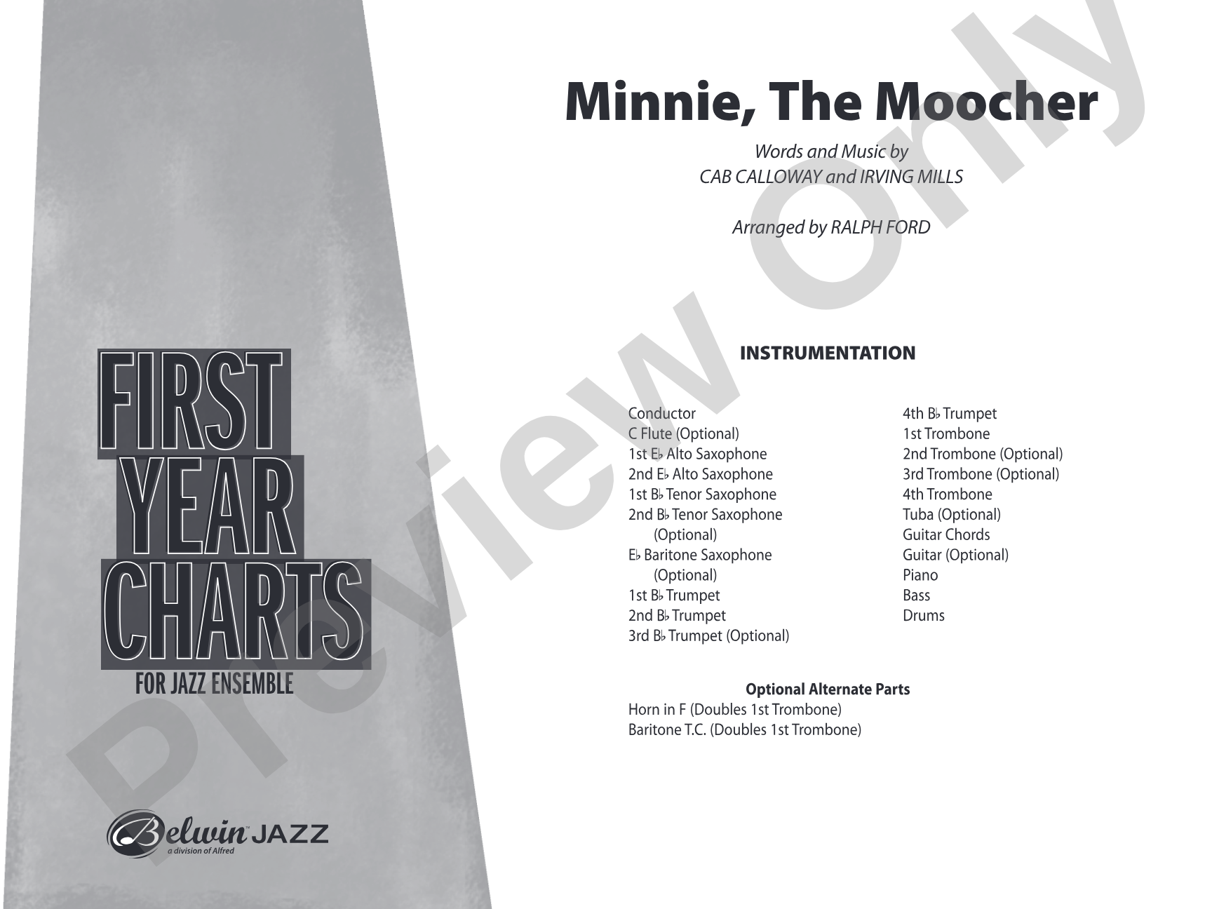 Minnie the Moocher: Score