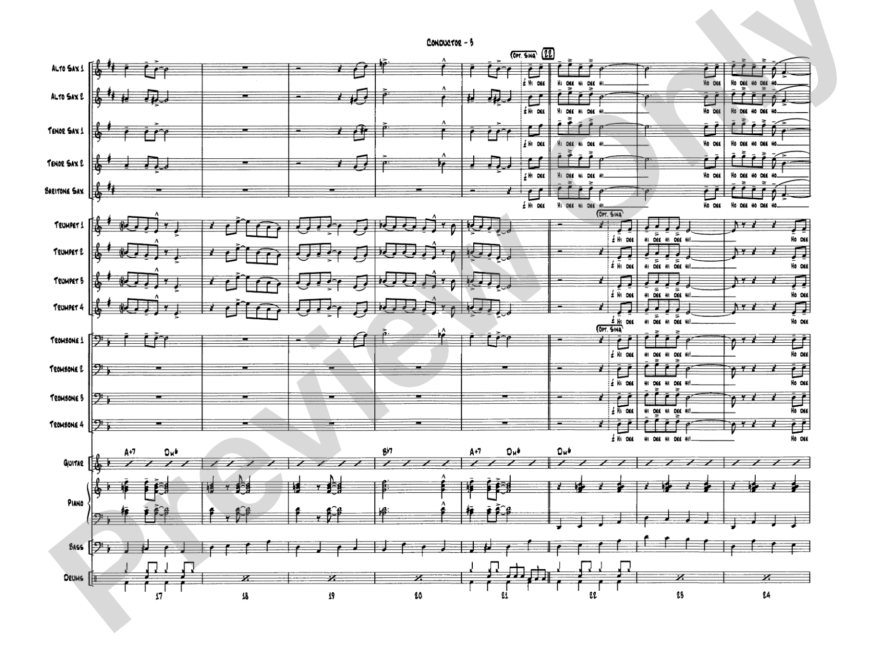 Minnie the Moocher: Score