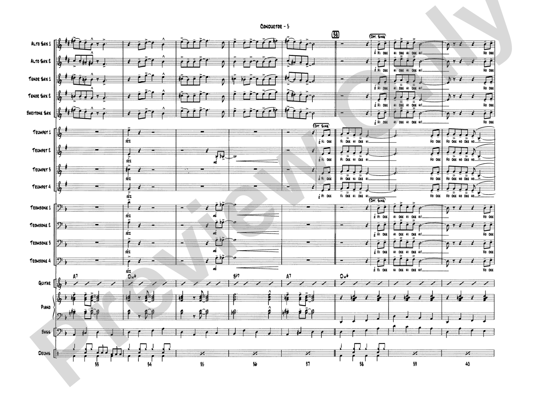 Minnie the Moocher: Score